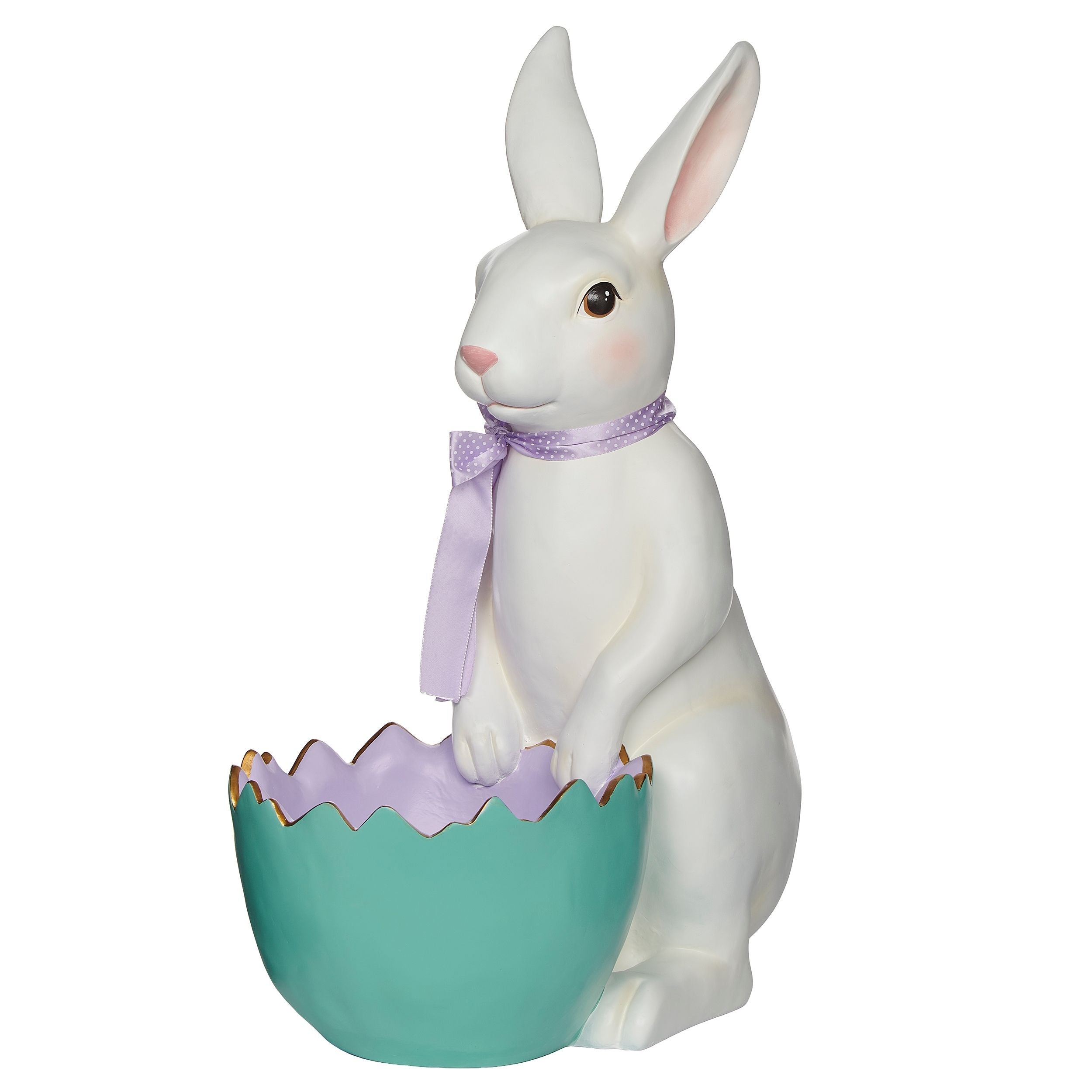 Easter Bunny with Egg Planter