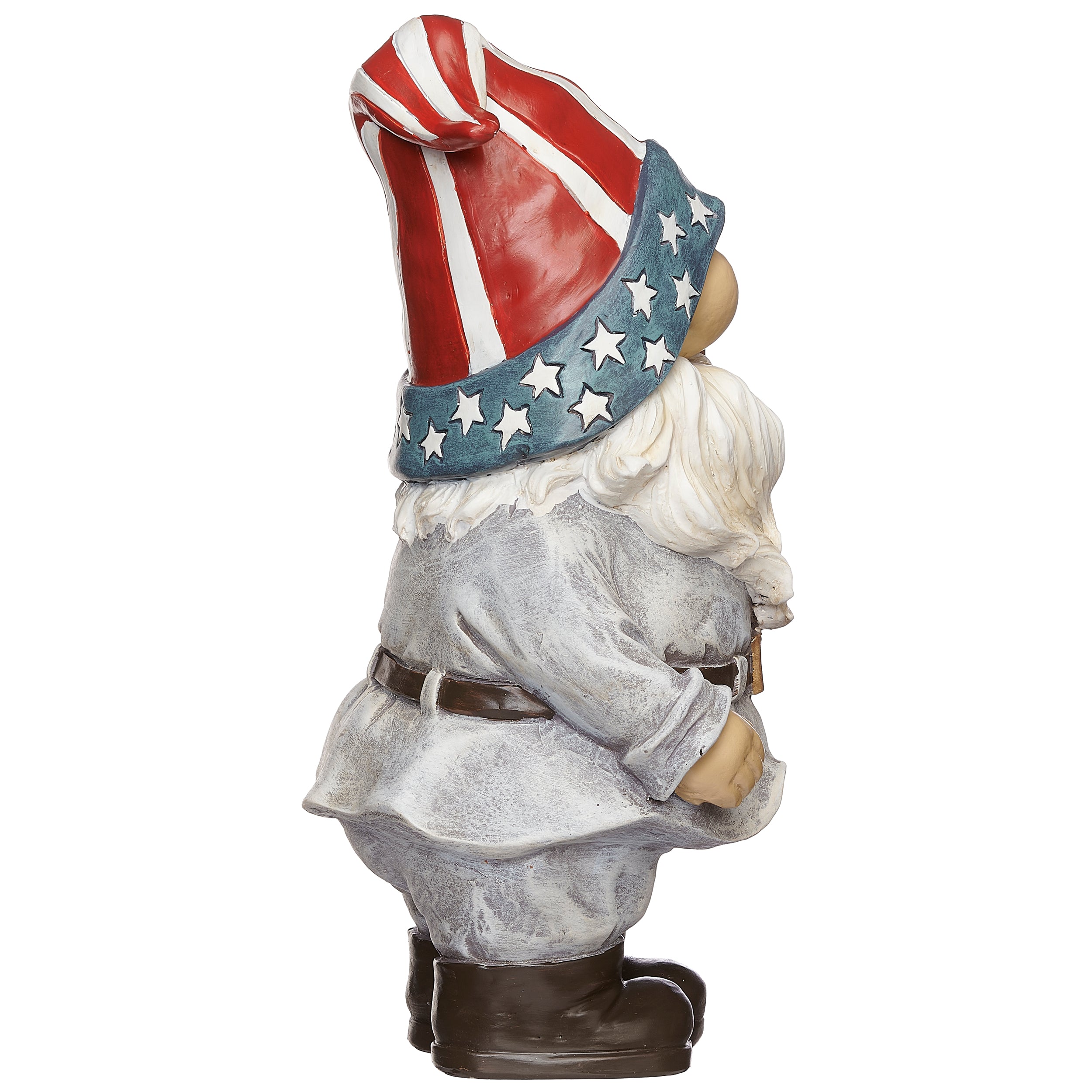 Patriotic Gnome Garden Statue