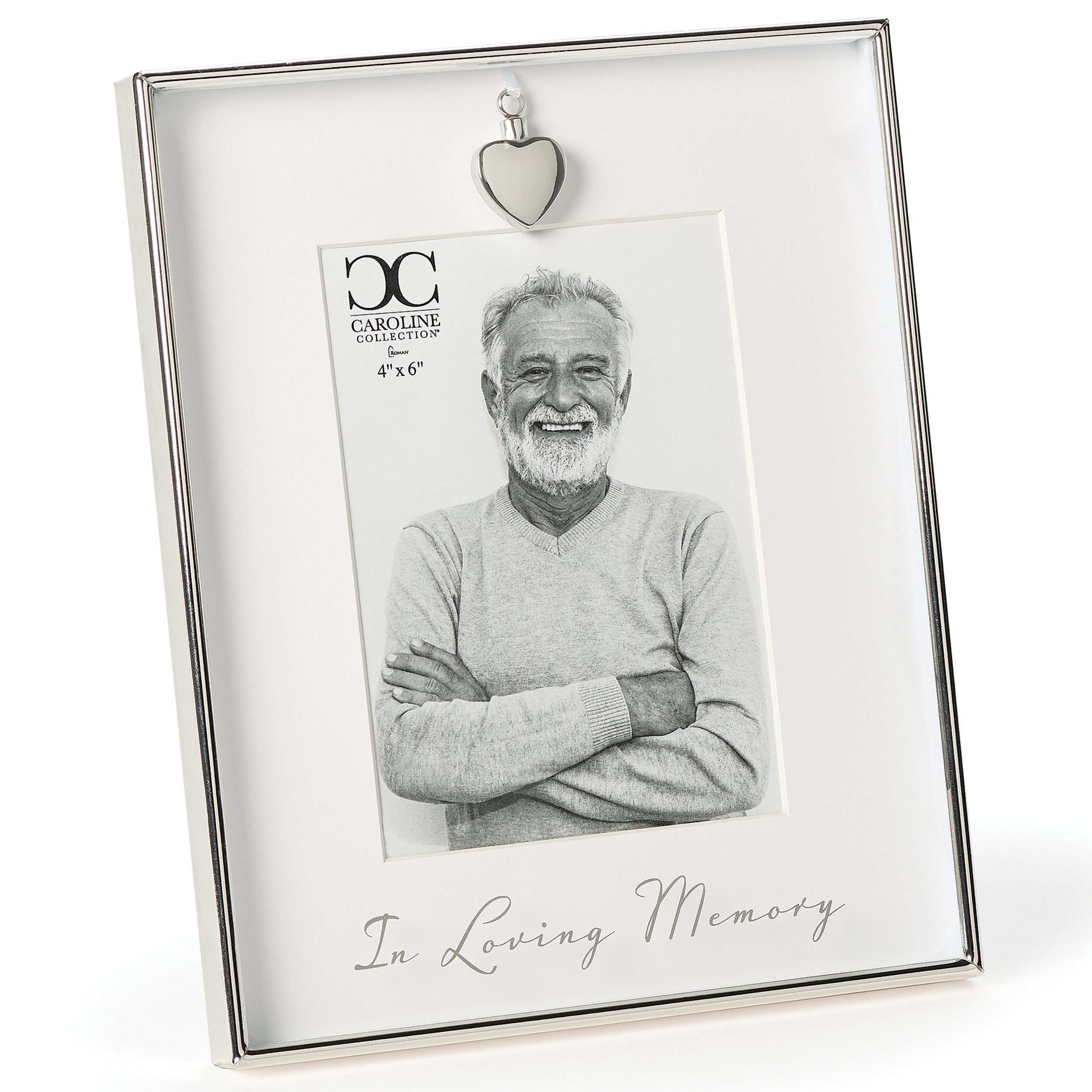 Caroline Collection Memorial Frame with Heart Urn