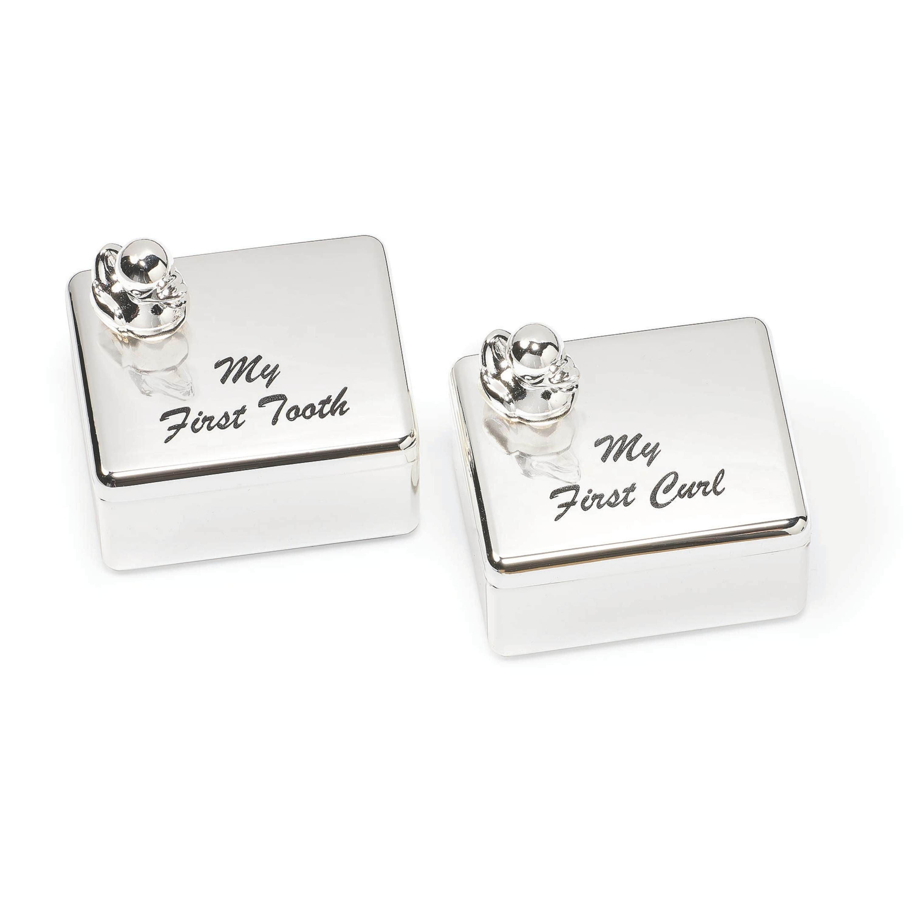 Caroline Collection My First Tooth & Curl Keepsake Box Set