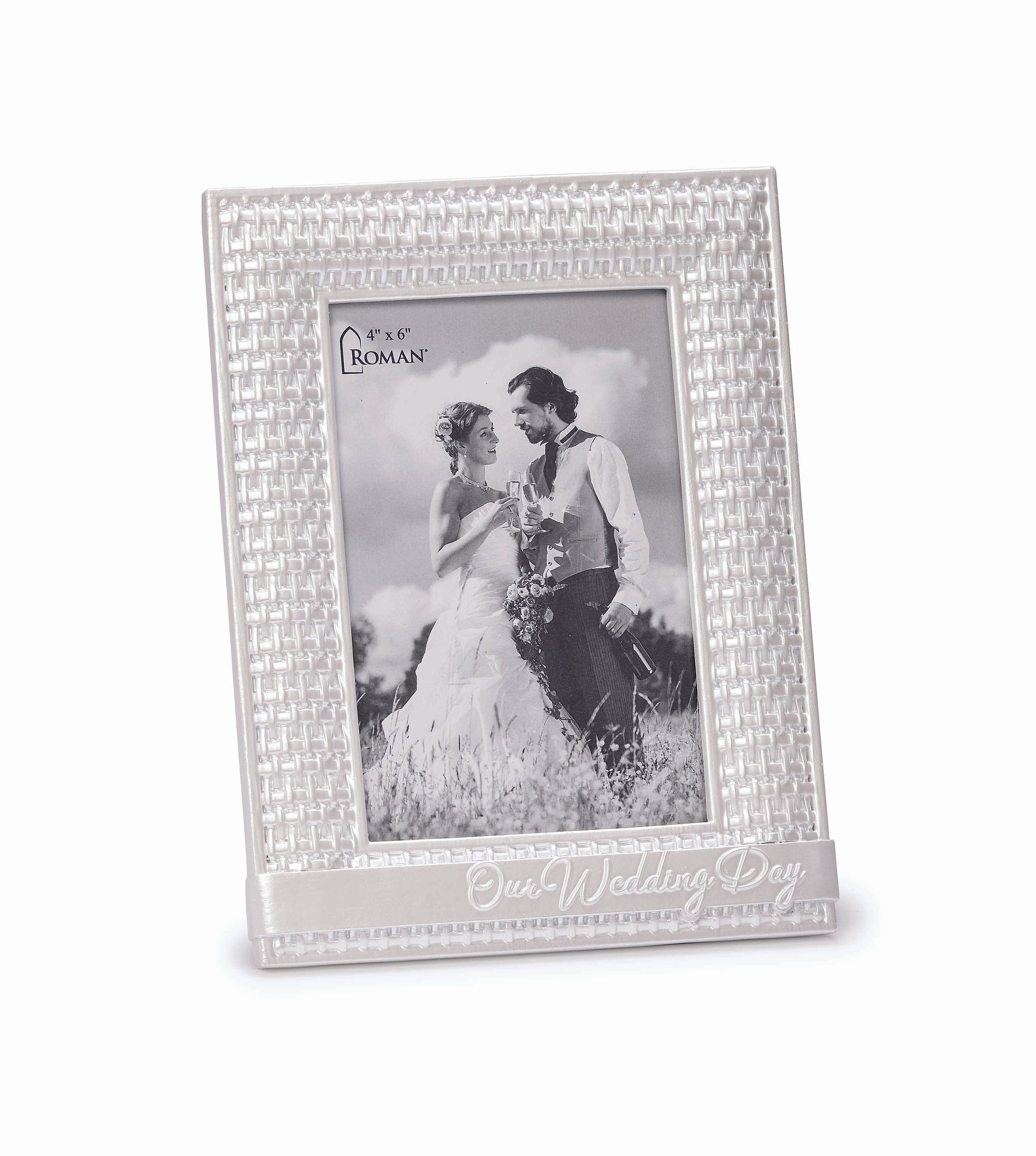 White Wedding Photo Frame