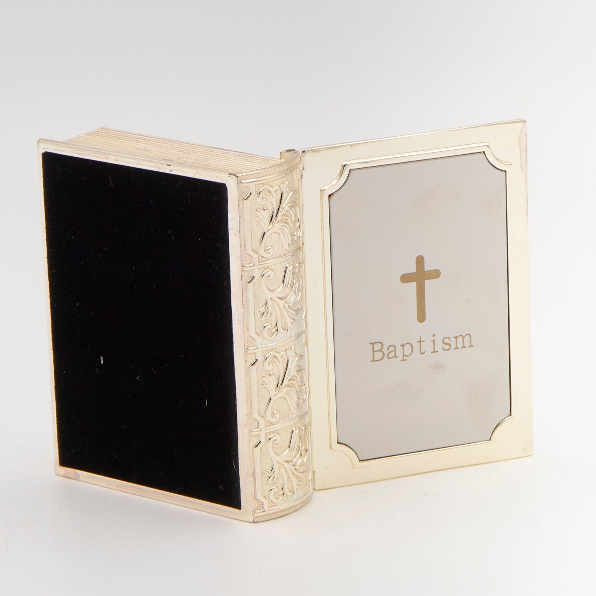 Caroline Collection Baptism Bible Keepsake Box