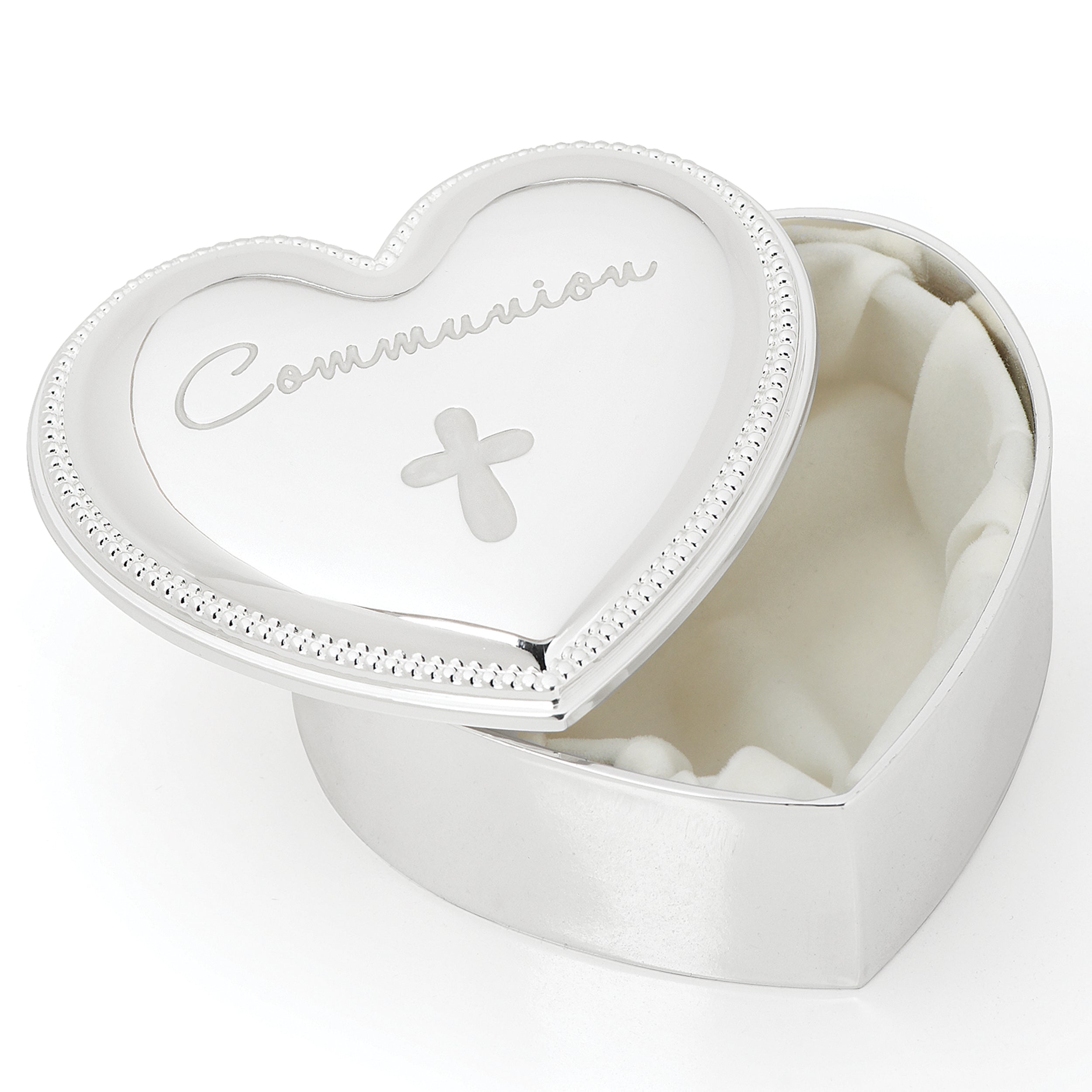 Caroline Collection First Communion Heart Keepsake Box