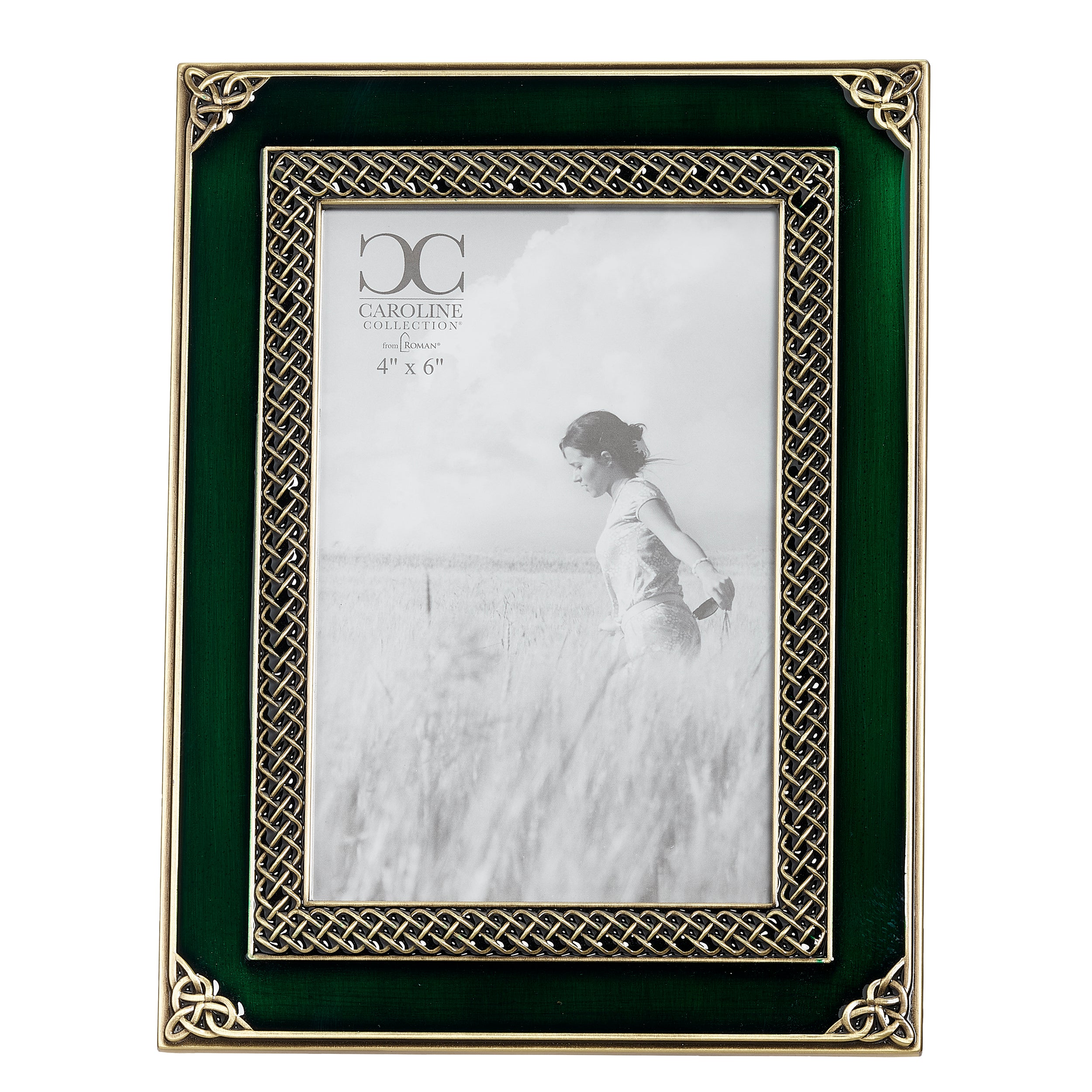 Caroline Collection Emerald Celtic Knot Frame