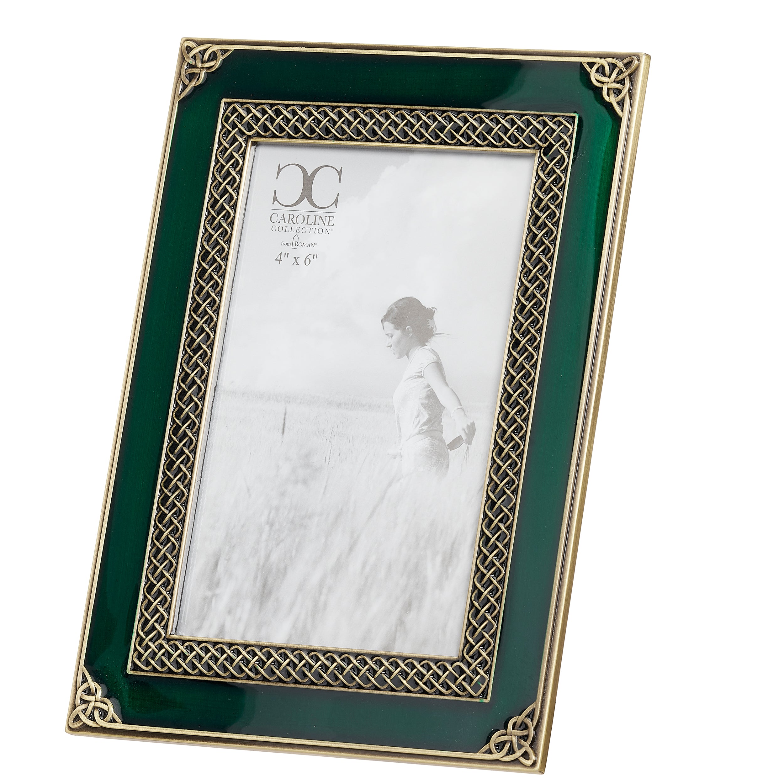 Caroline Collection Emerald Celtic Knot Frame