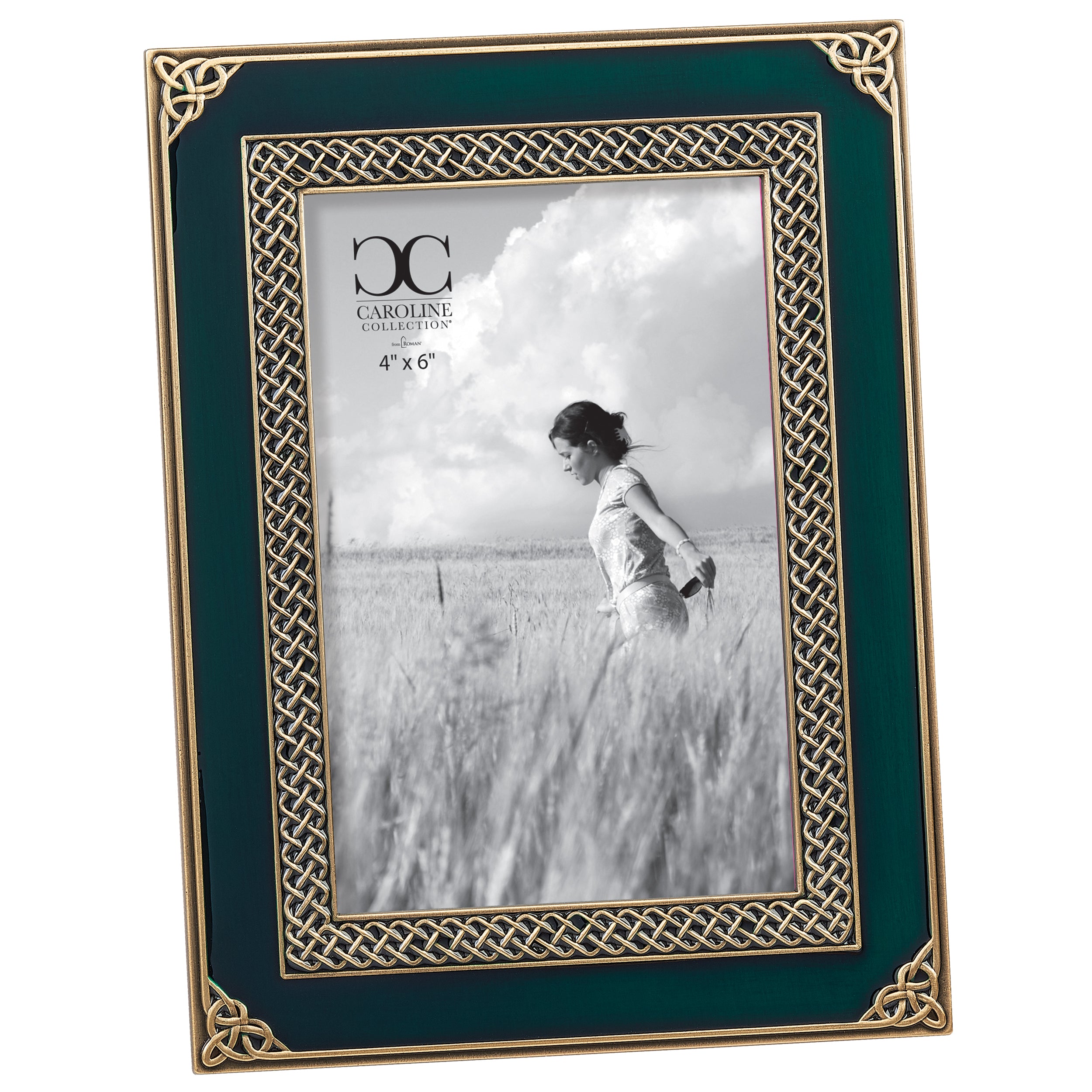 Caroline Collection Emerald Celtic Knot Frame