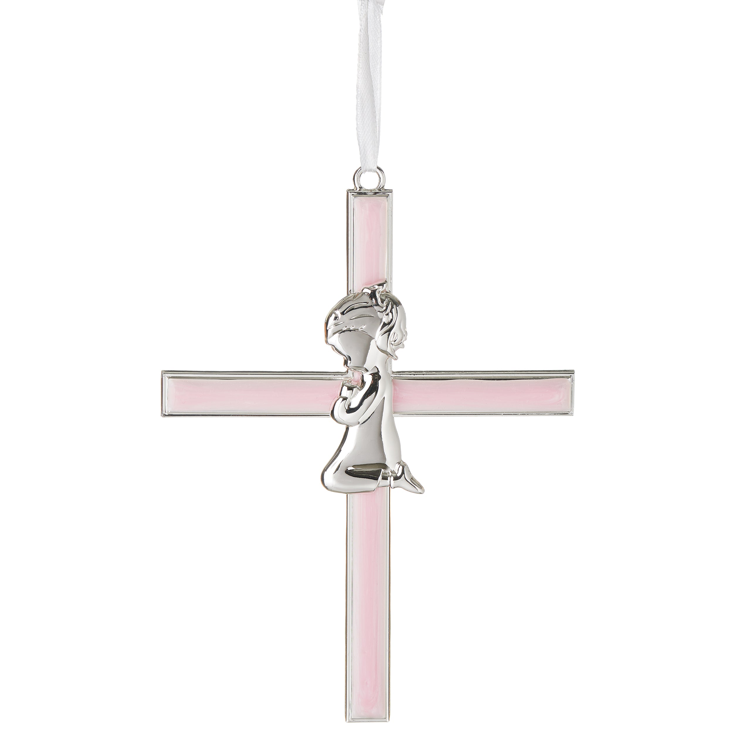 Caroline Collection Praying Child Metal Cross