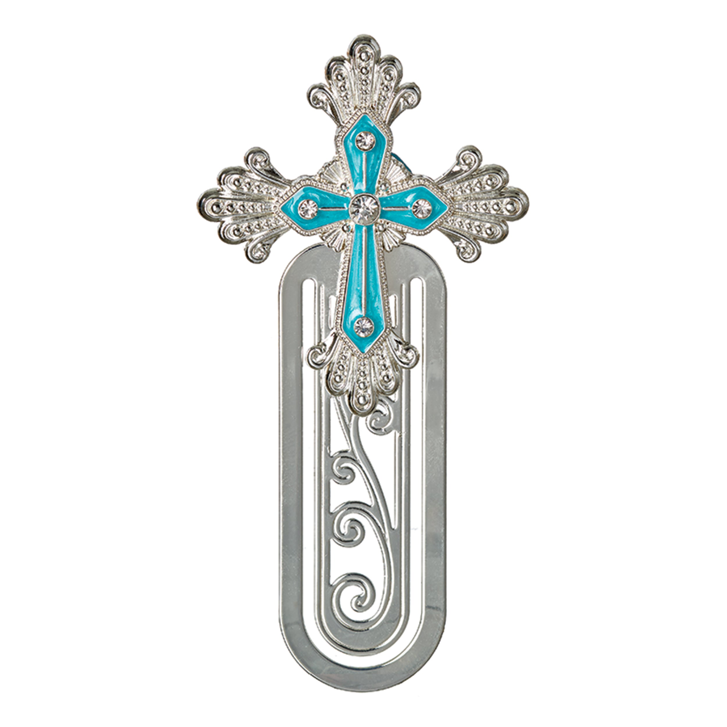 Caroline Collection Birthstone Jeweled Cross Bookmark