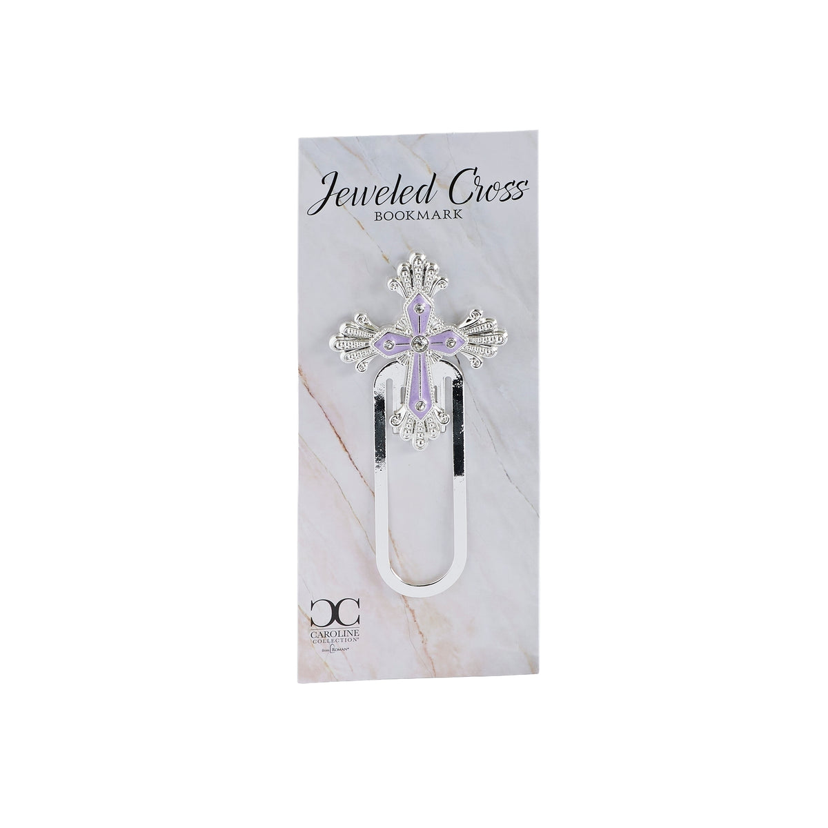 June birthstone cross bookmark in Caroline Collection gift packaging