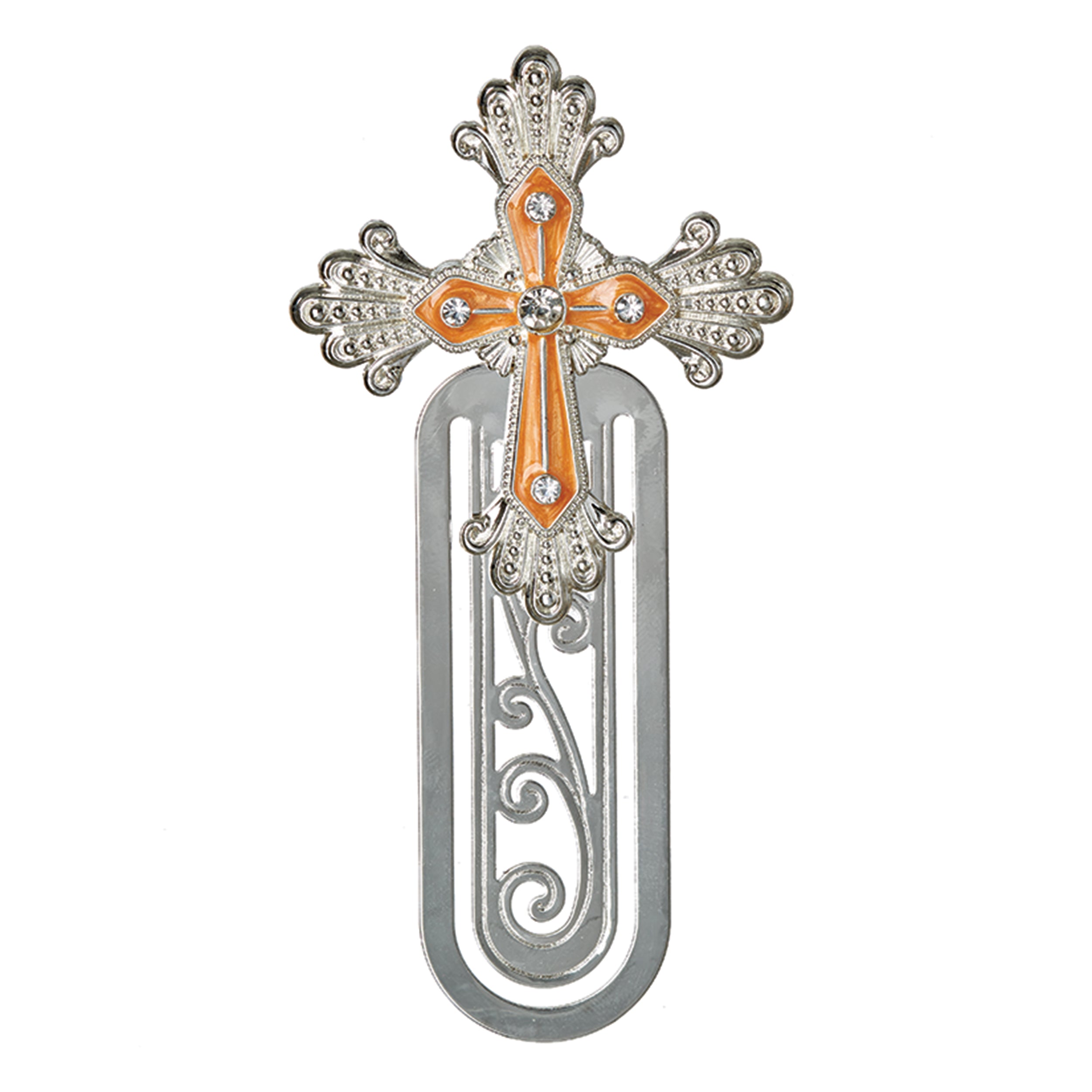 Caroline Collection Birthstone Jeweled Cross Bookmark