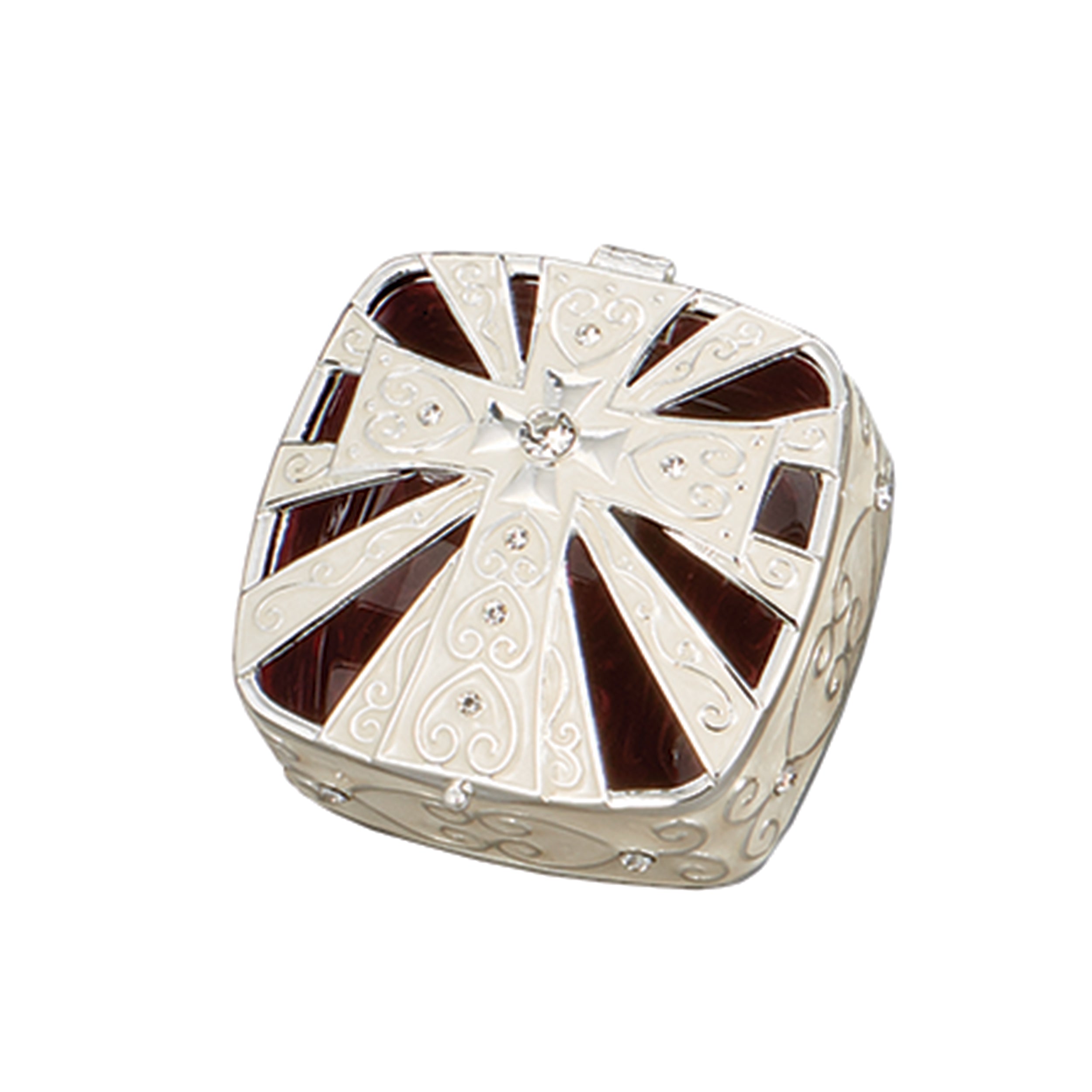 Caroline Collection Birthstone Cross Keepsake Box