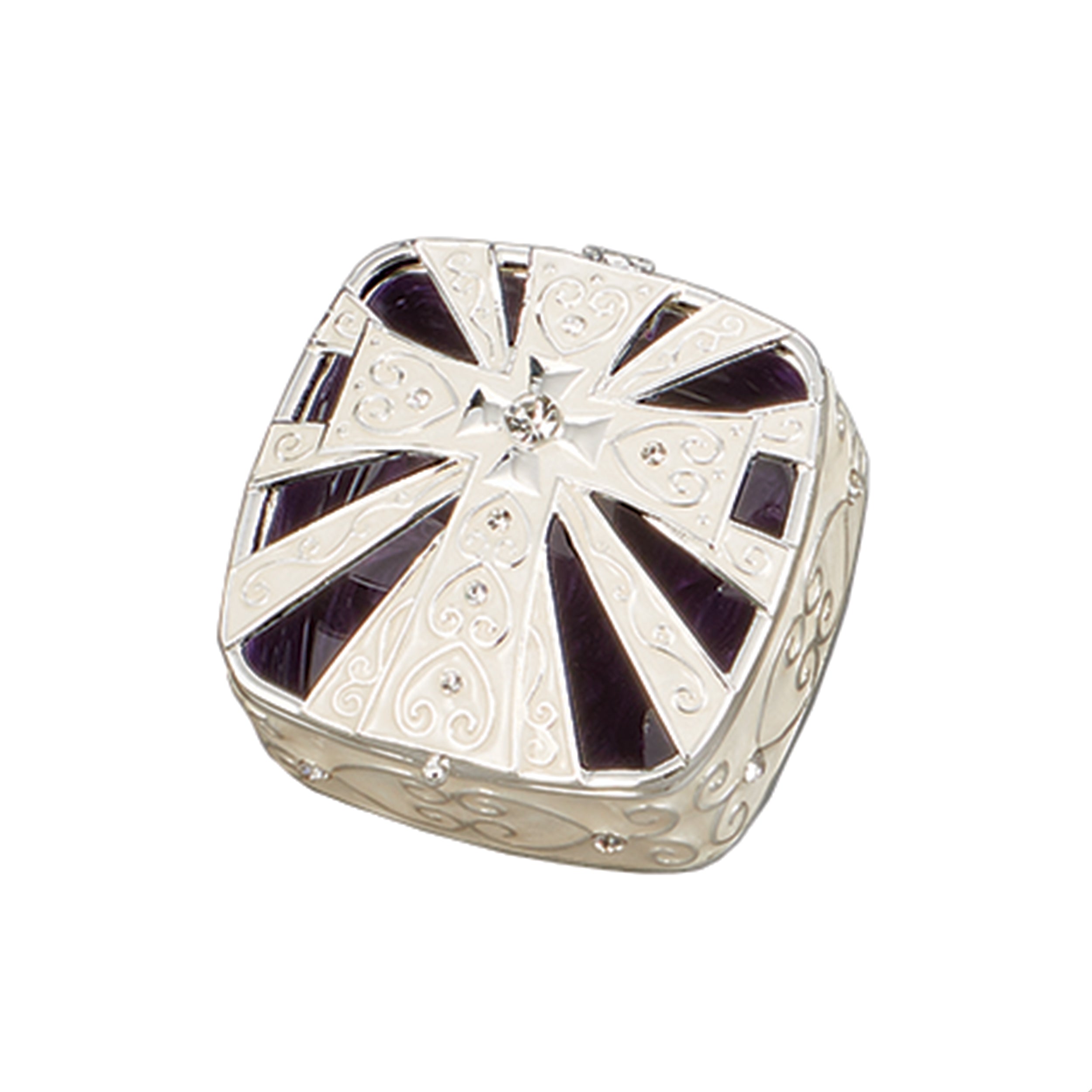 Caroline Collection Birthstone Cross Keepsake Box