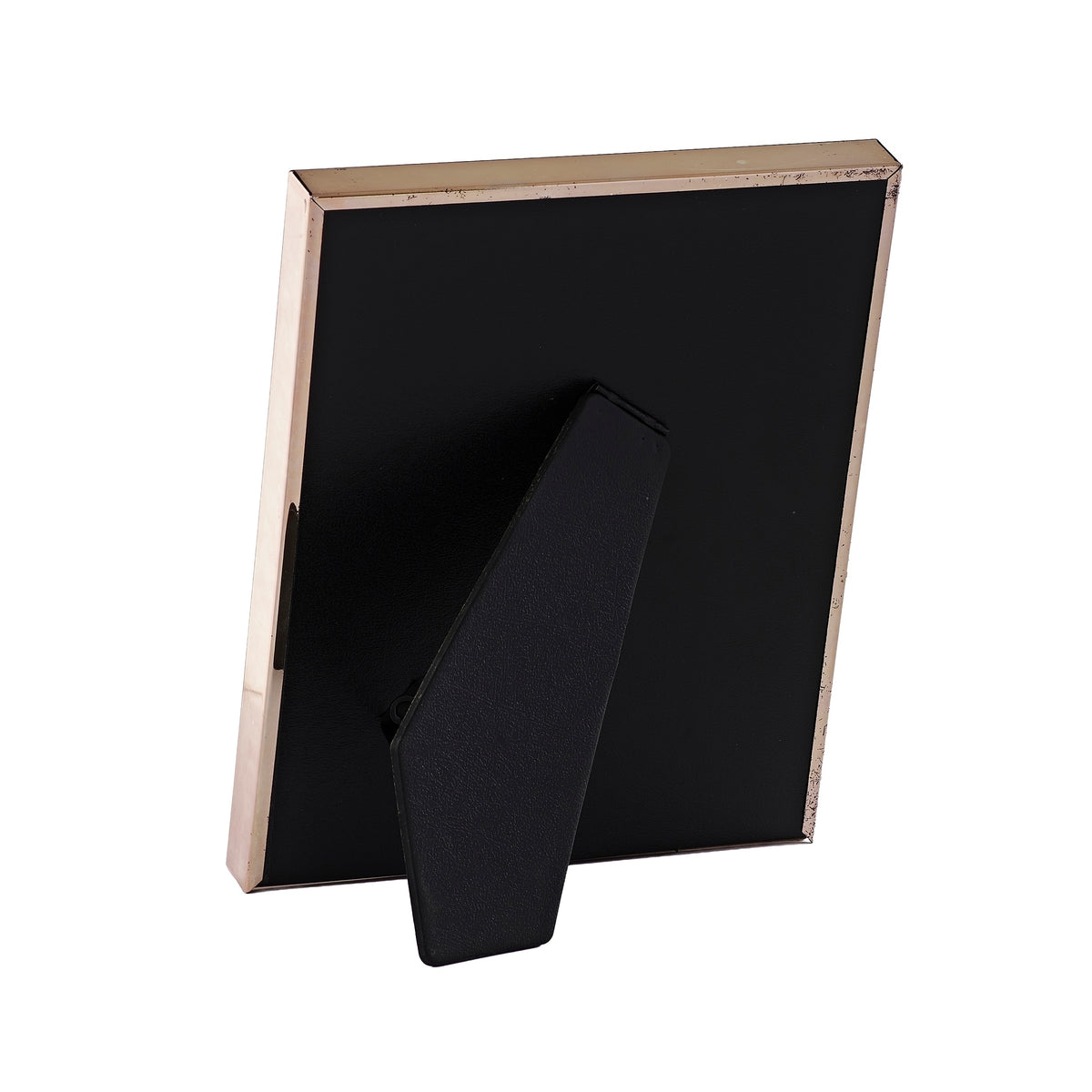 Back view of When a Cardinal Appears Memorial Picture Frame showing the black backing and easel stand
