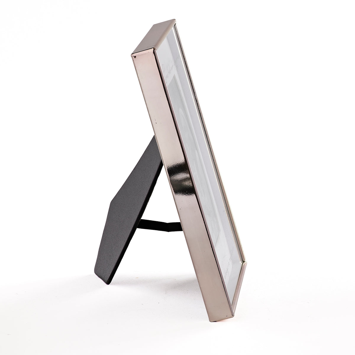 Side view of Always in My Heart Memorial Picture Frame showing the frame depth and tabletop stand