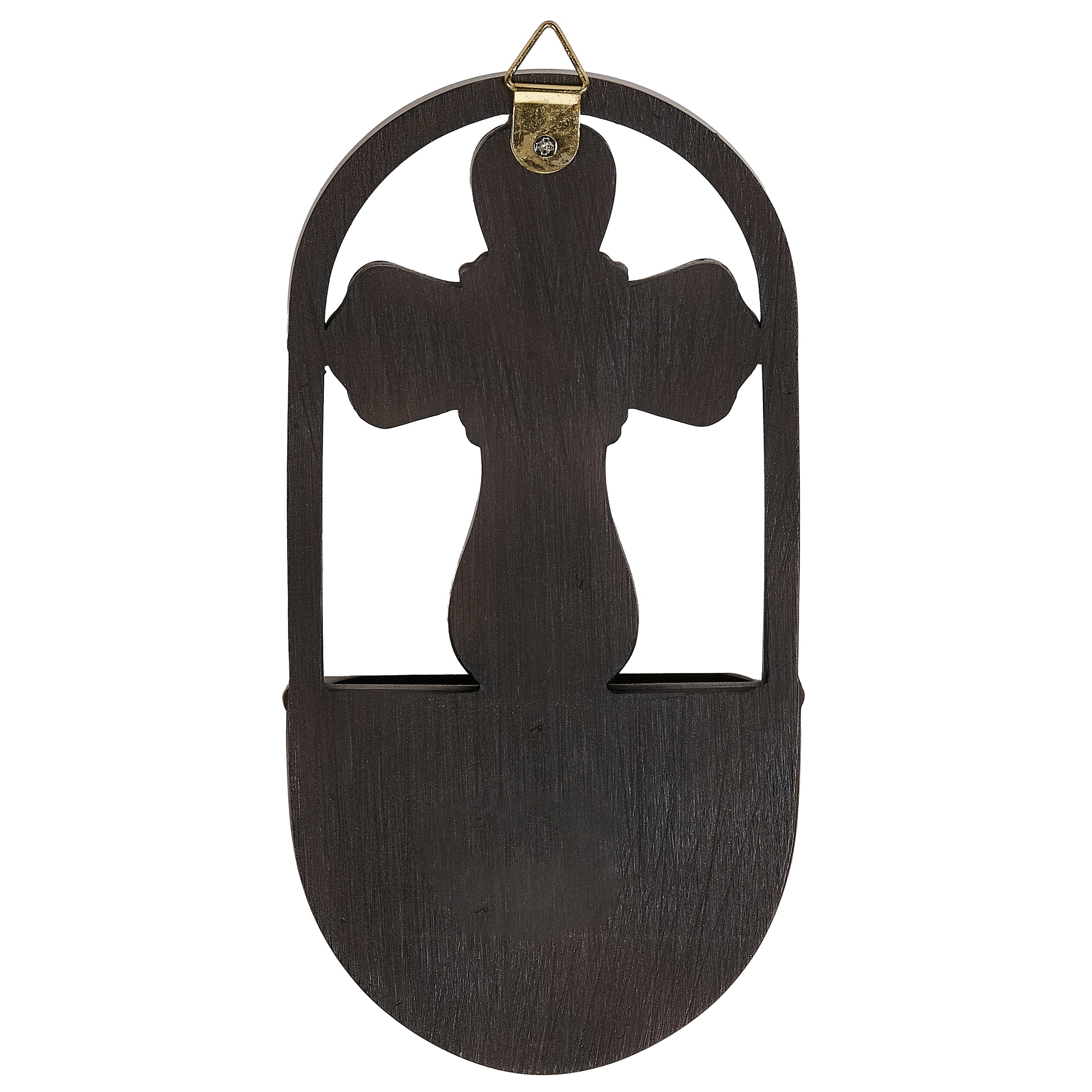 "Bless Our Home" Bronze Holy Water Font