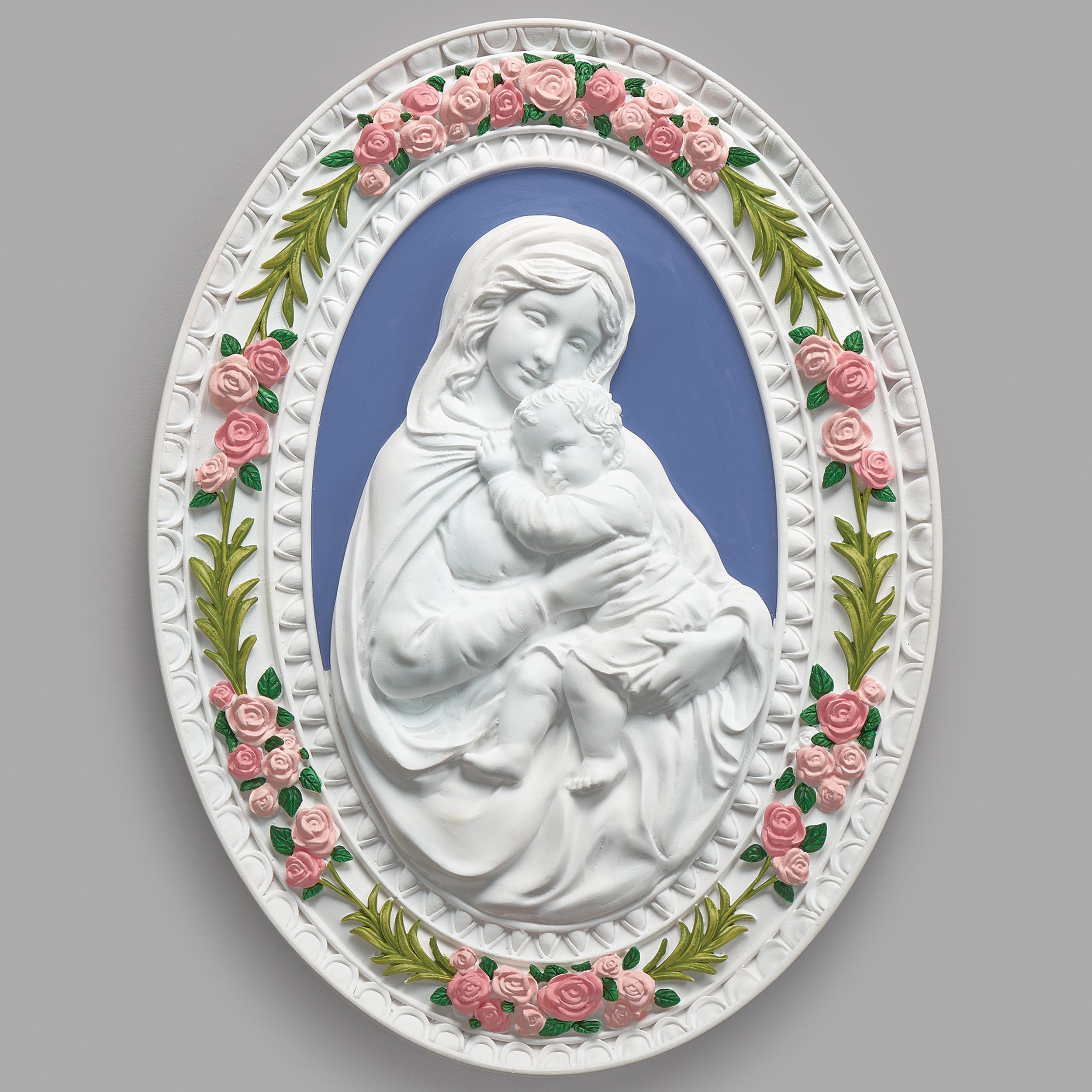 Madonna & Child Plaque – Della Robbia