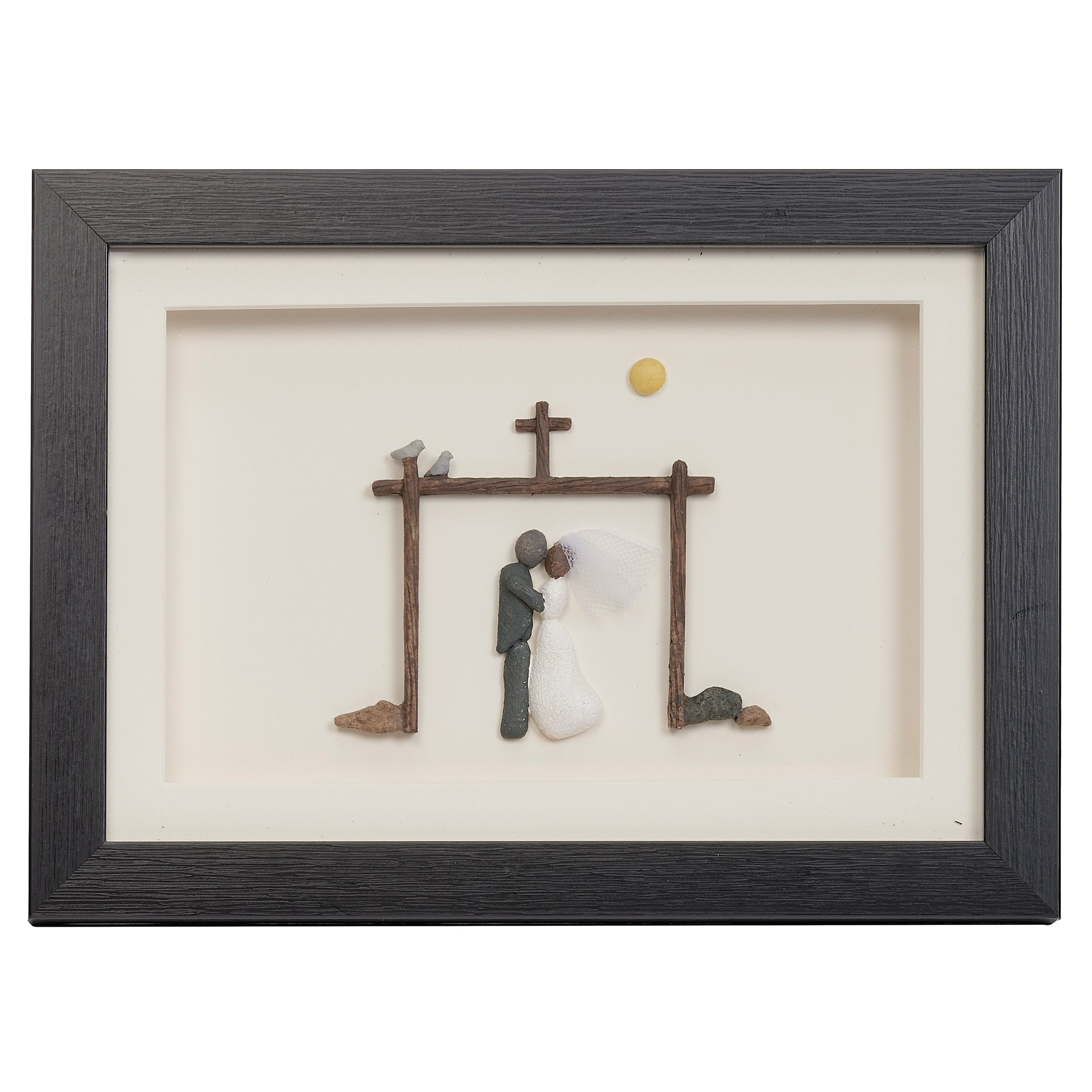 Natural Blessings Wedding Pebble Art