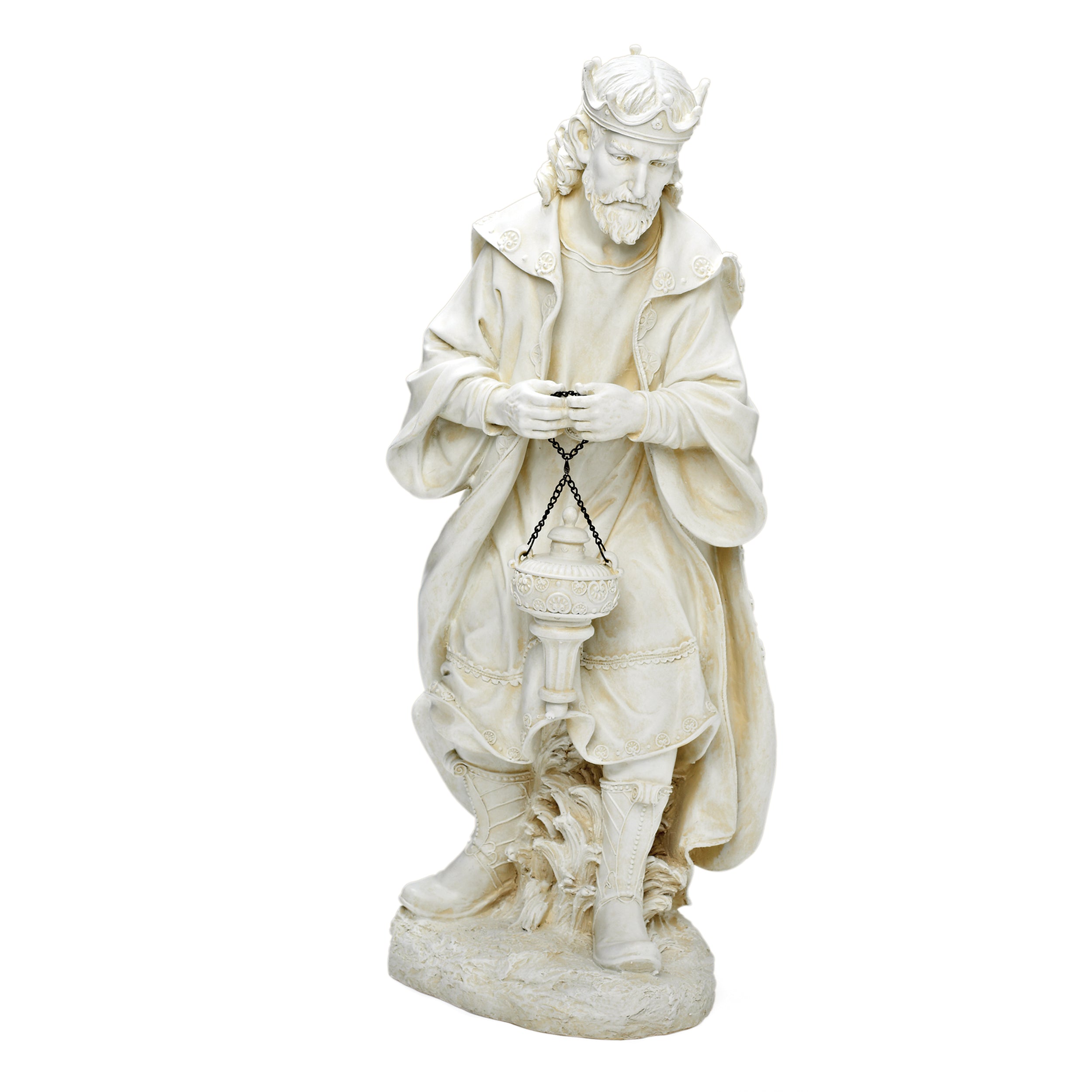 Joseph’s Studio Ivory King Melchior Garden Statue - 27" Scale