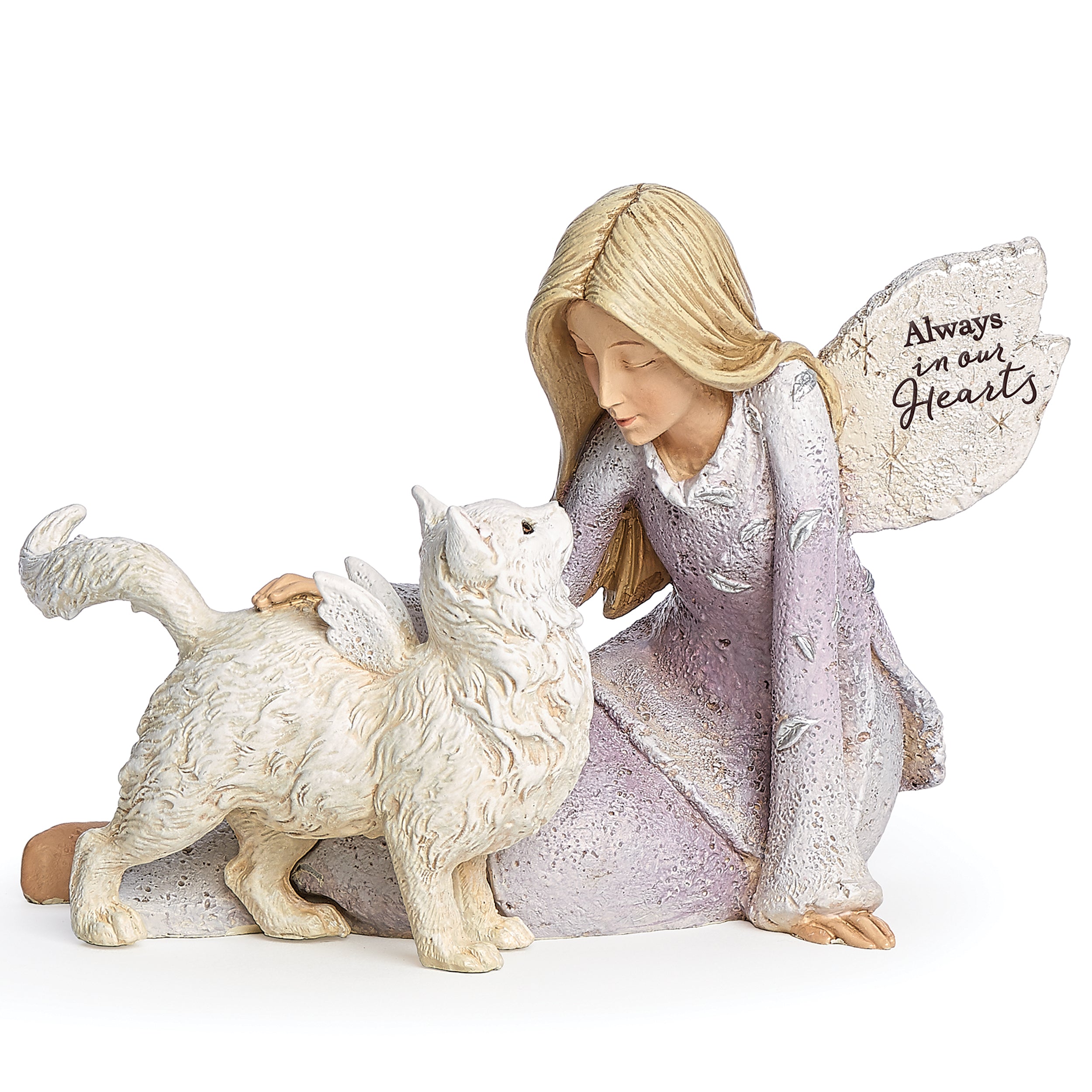 Karen Hahn Angel with Cat Figure