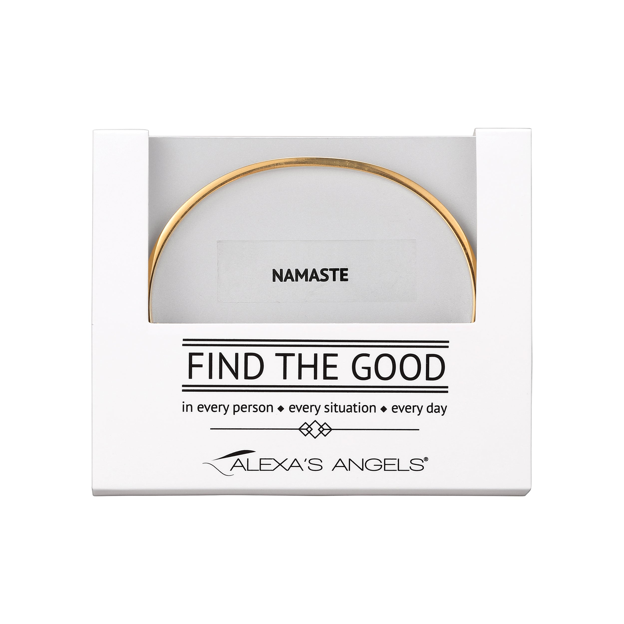 Alexa's Angels "Namaste" Engraved Bracelet