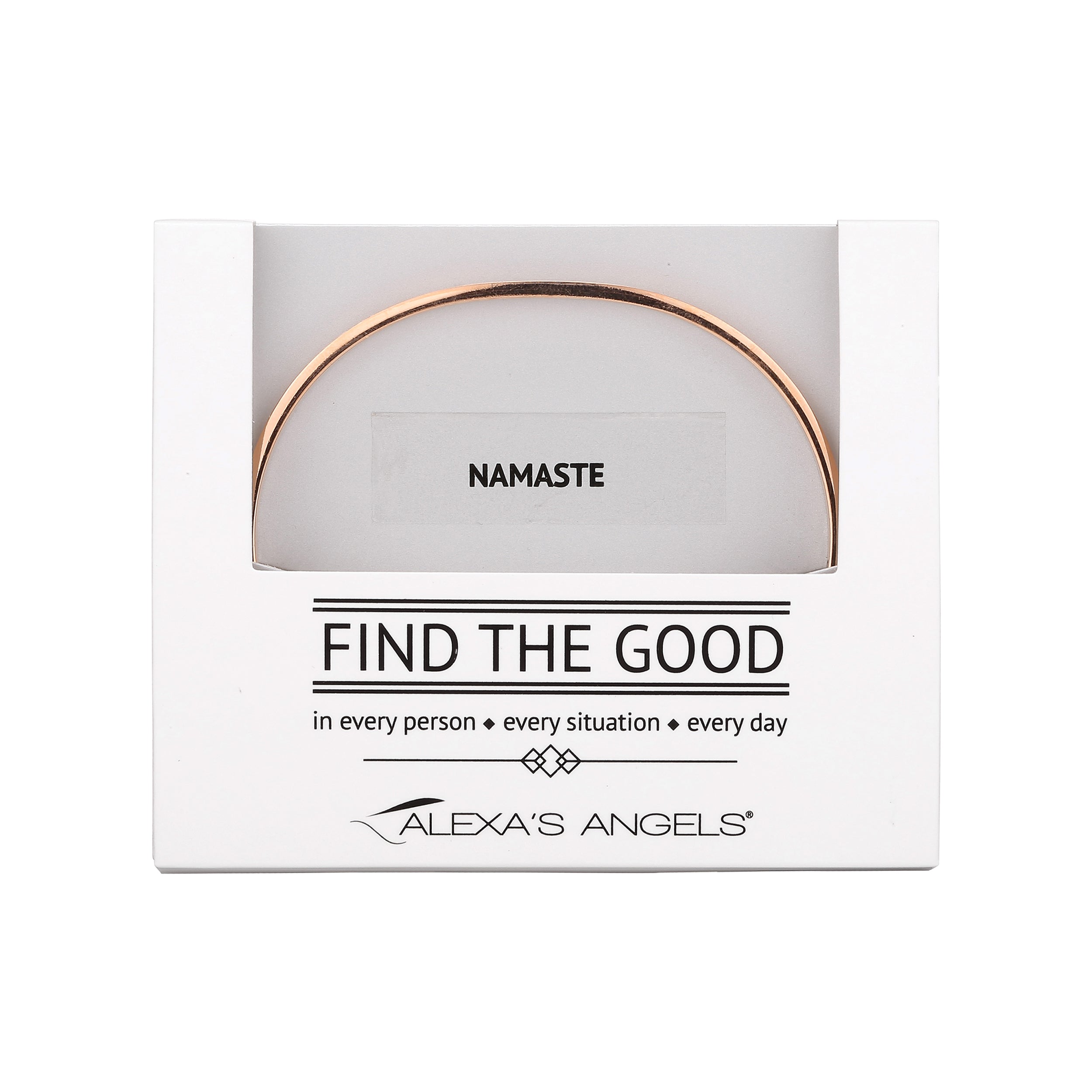 Alexa's Angels "Namaste" Engraved Bracelet