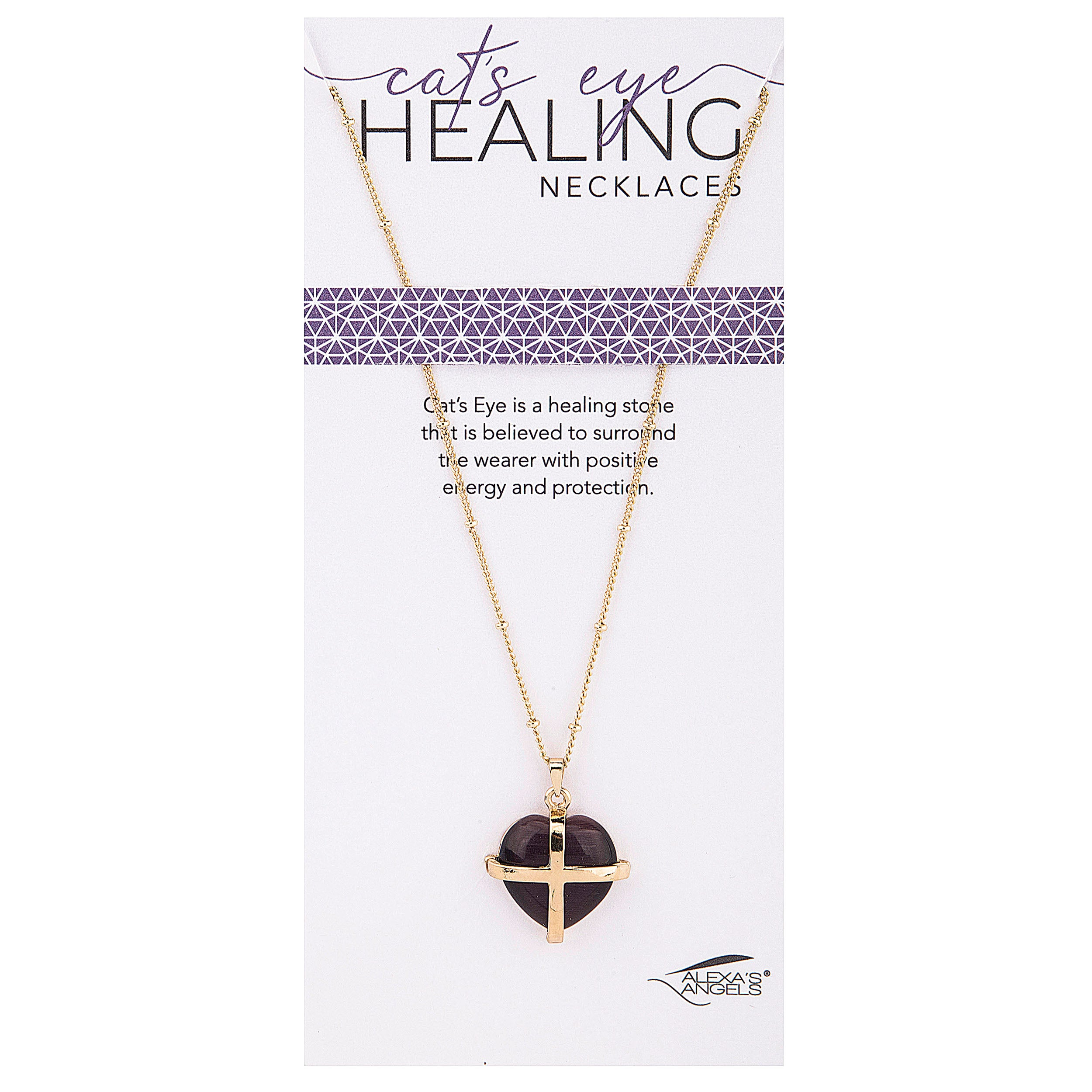 Alexa's Angels Cat's Eye Healing Necklace