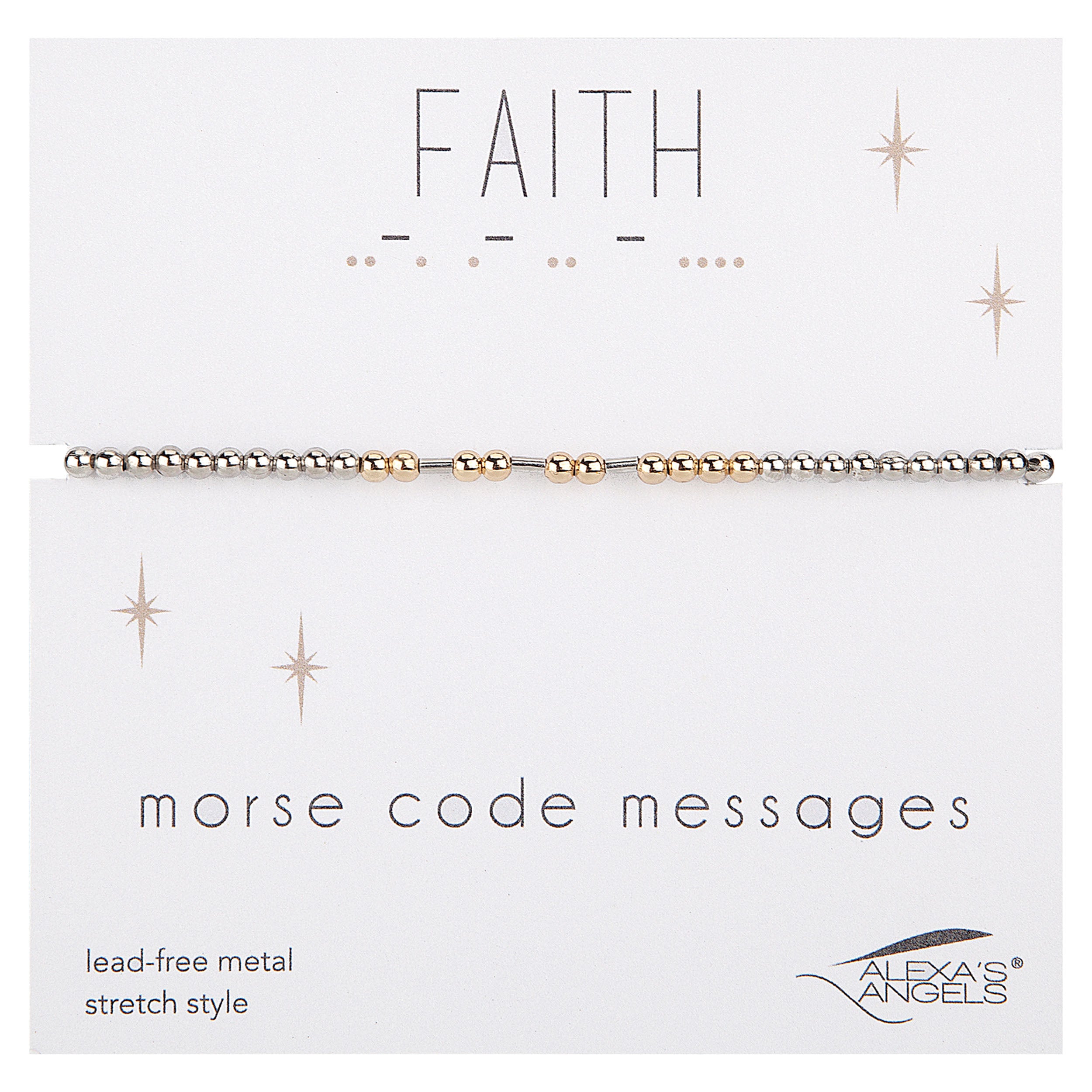 Alexa's Angels Morse Code Bracelet