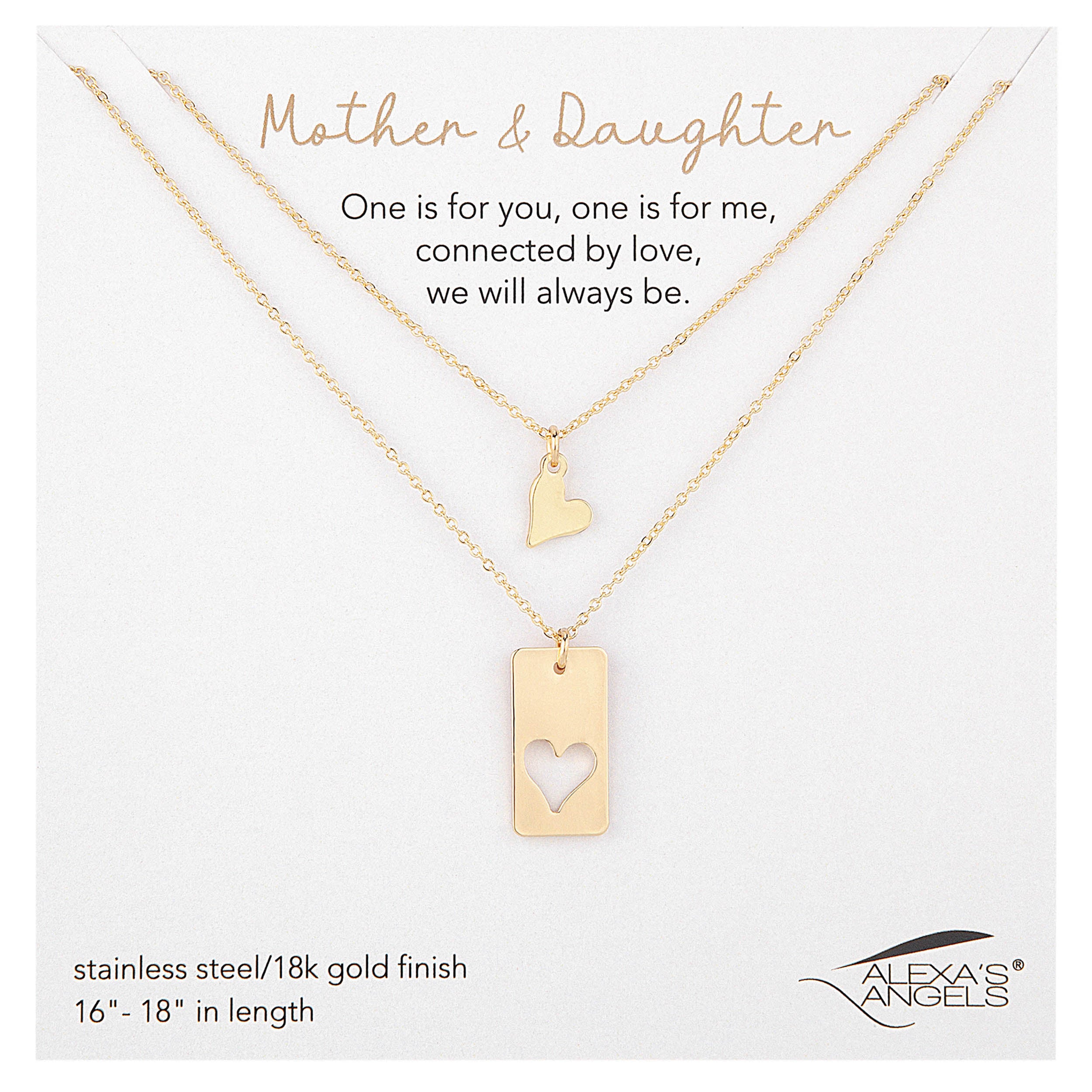 Alexa's Angels Mother & Daughter One for You, One for Me Necklace Set