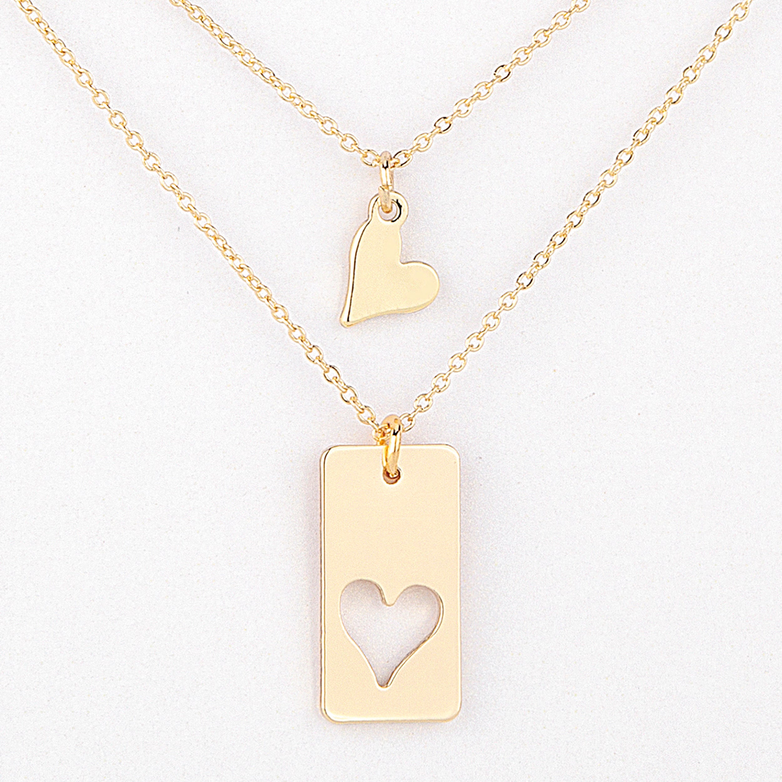 Alexa's Angels Love One for You, One for Me Necklace Set