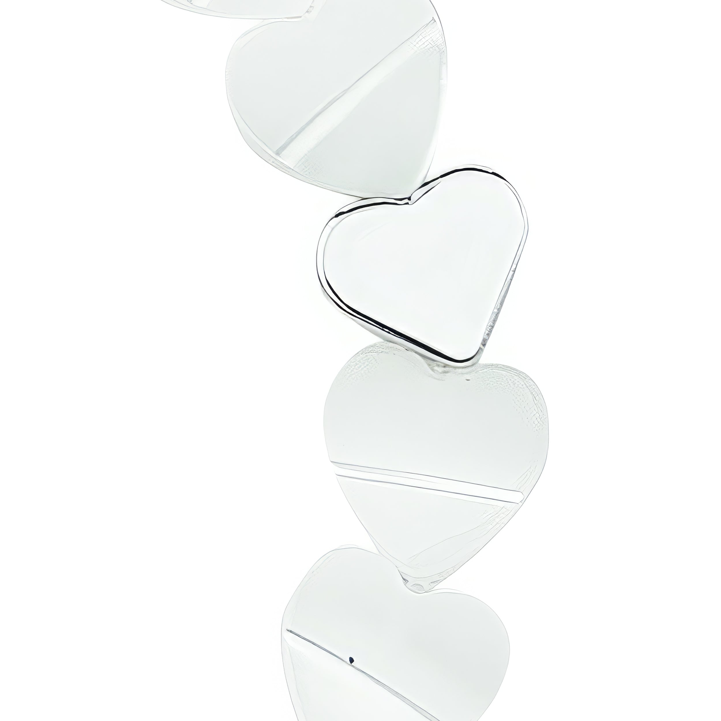 Alexa's Angels Mother & Daughter Bracelets – Shell with Silver Hearts