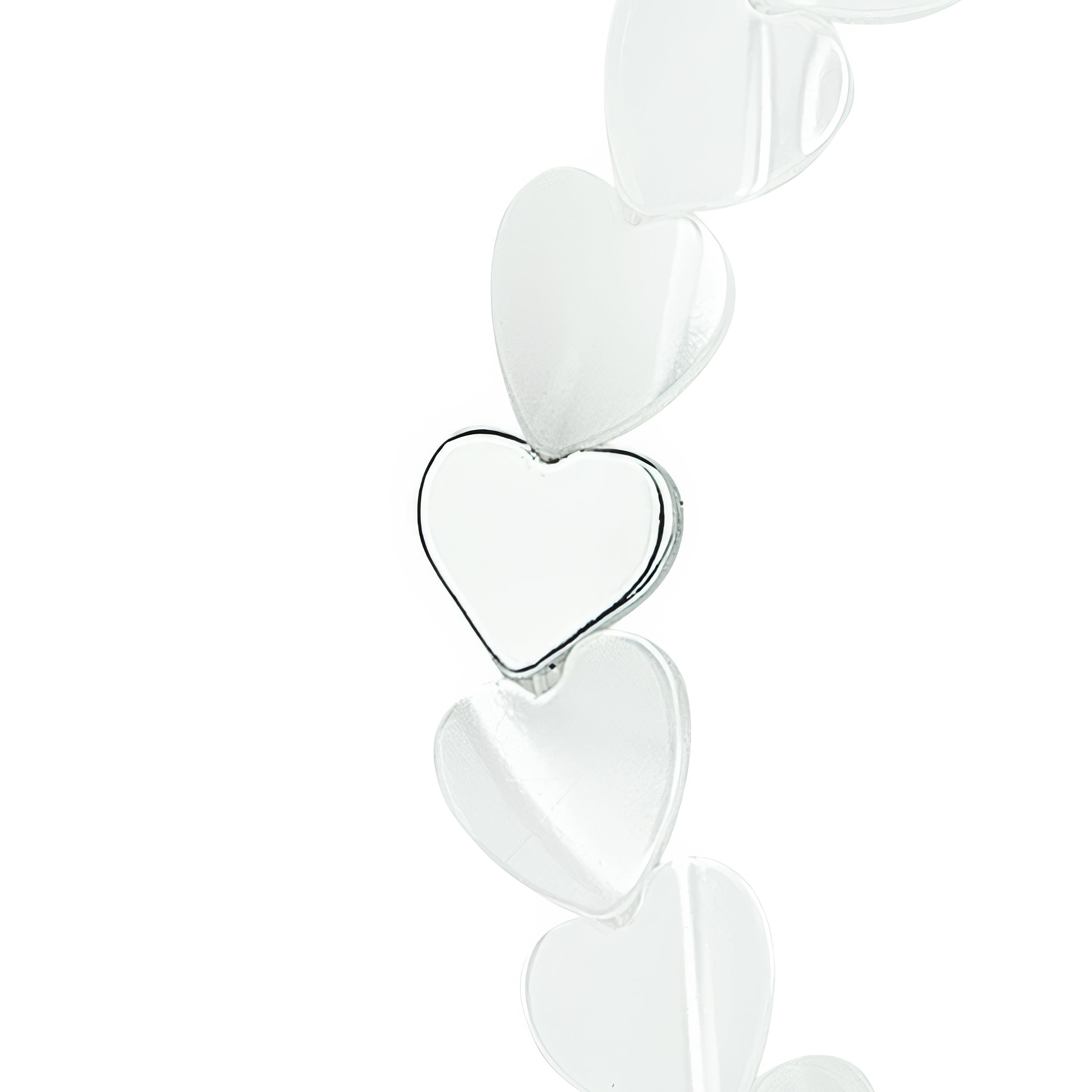Alexa's Angels Mother & Daughter Bracelets – Shell with Silver Hearts