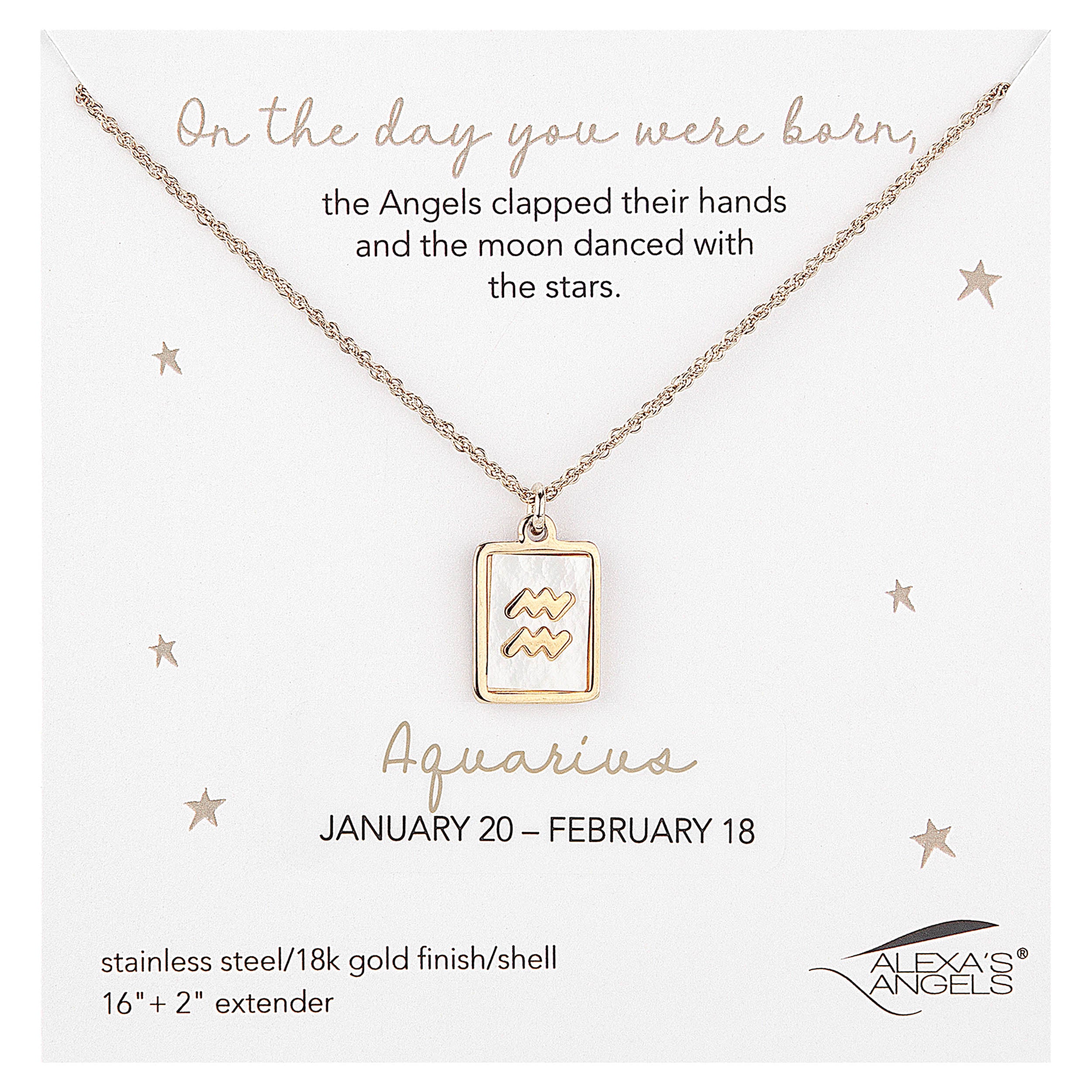 Alexa's Angels Zodiac Sign Necklace