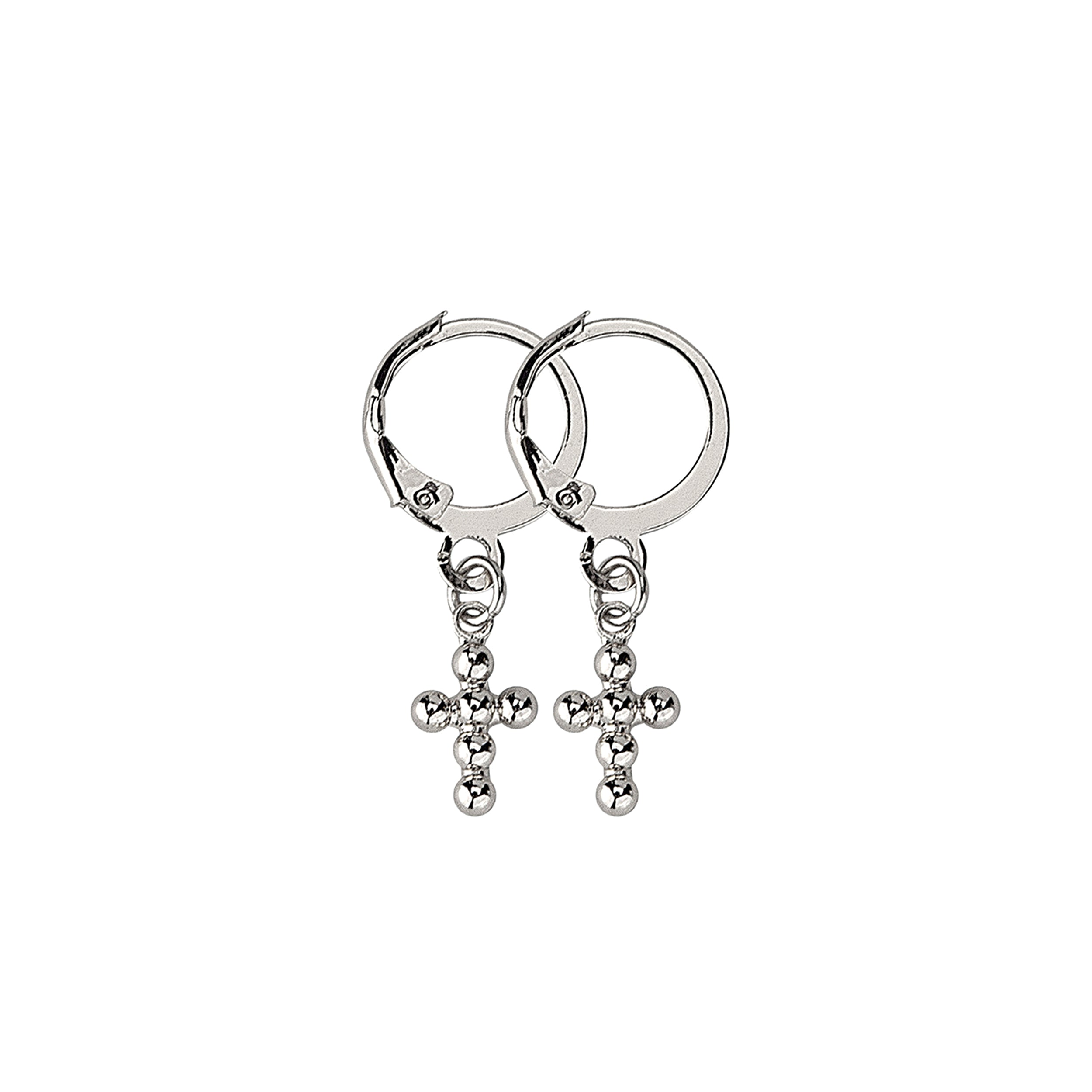 Alexa's Angels Bubble Cross Earrings