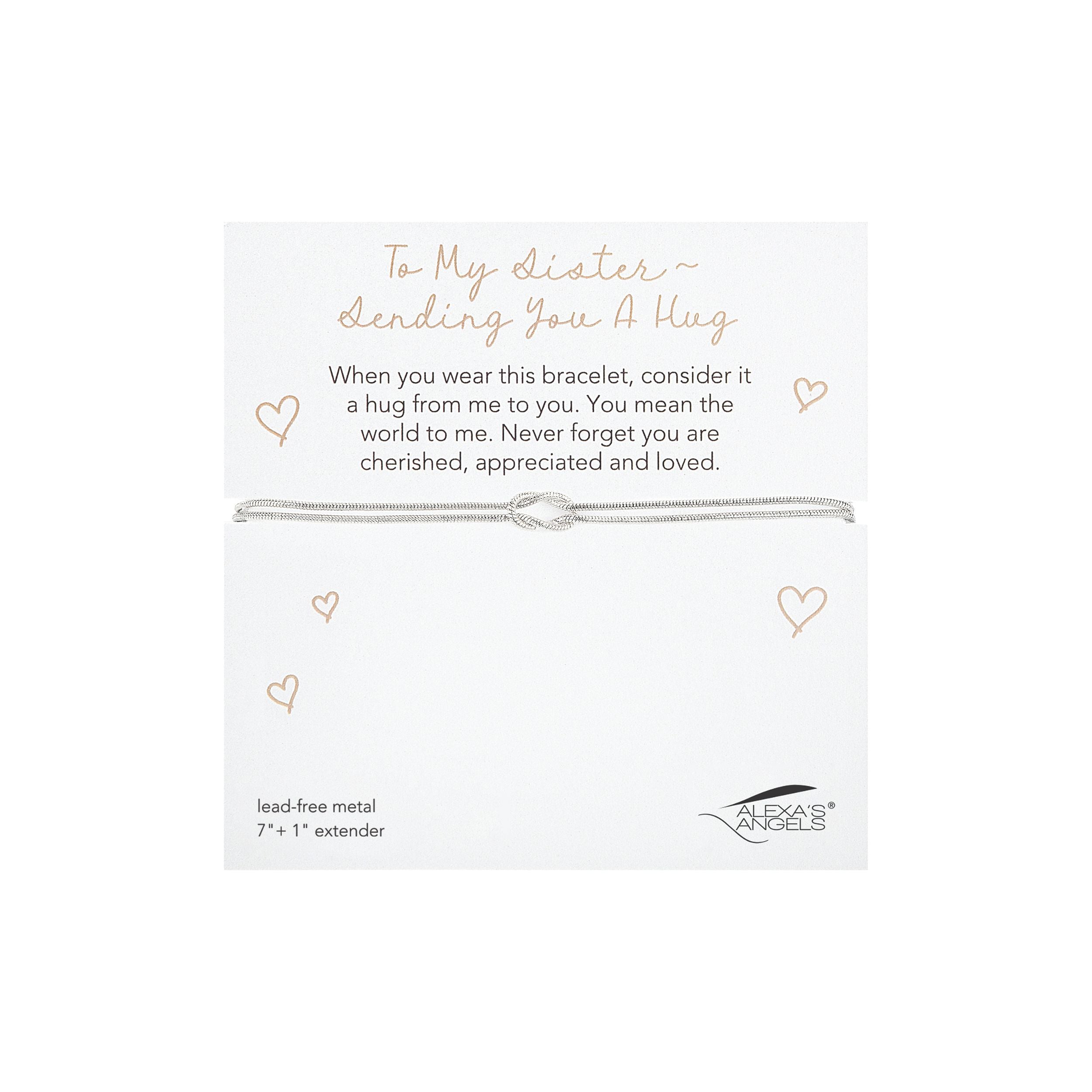 Alexa's Angels Sending a Hug Bracelet