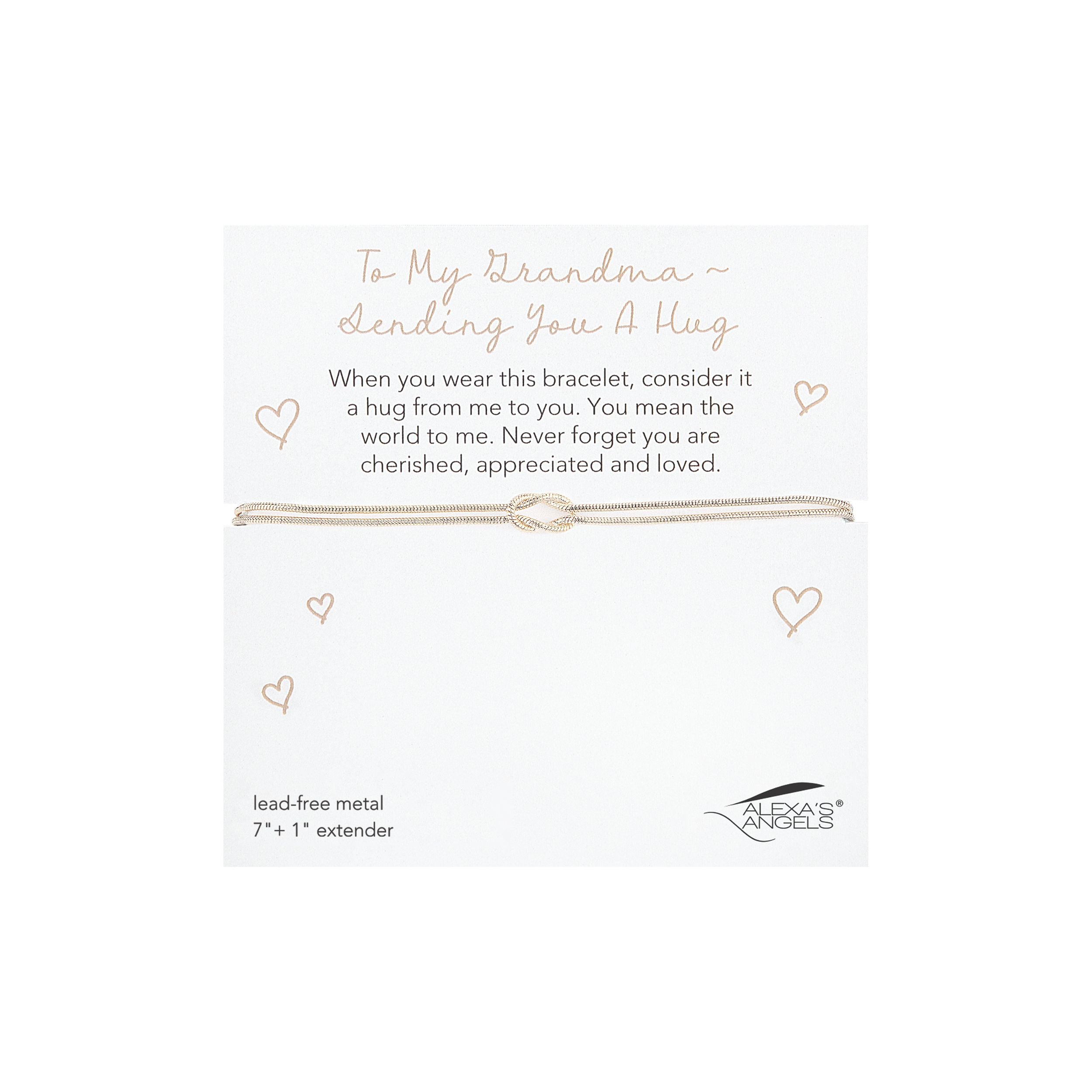 Alexa's Angels Sending a Hug Bracelet