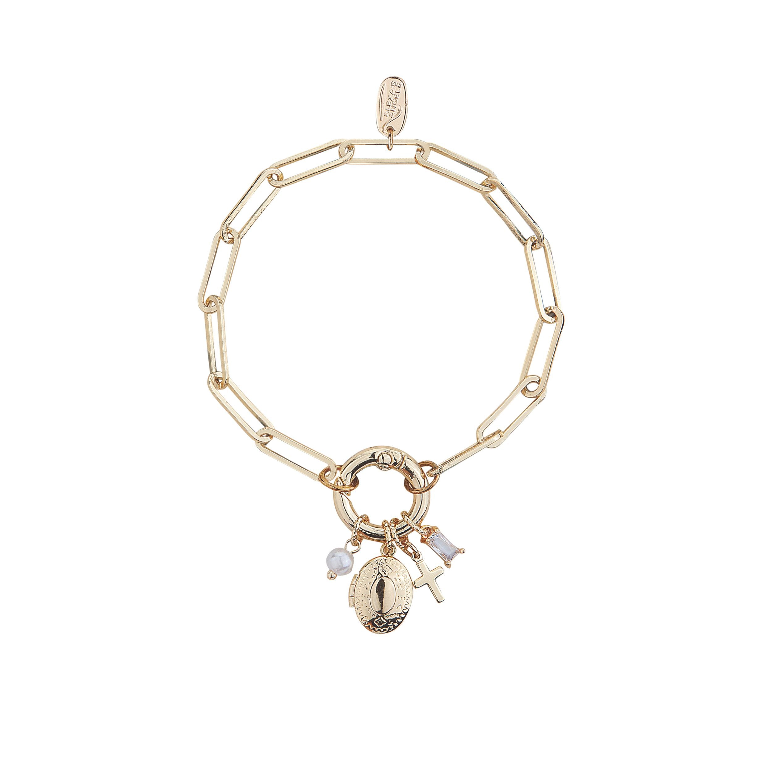 Alexa's Angels Prayer Locket Bracelet