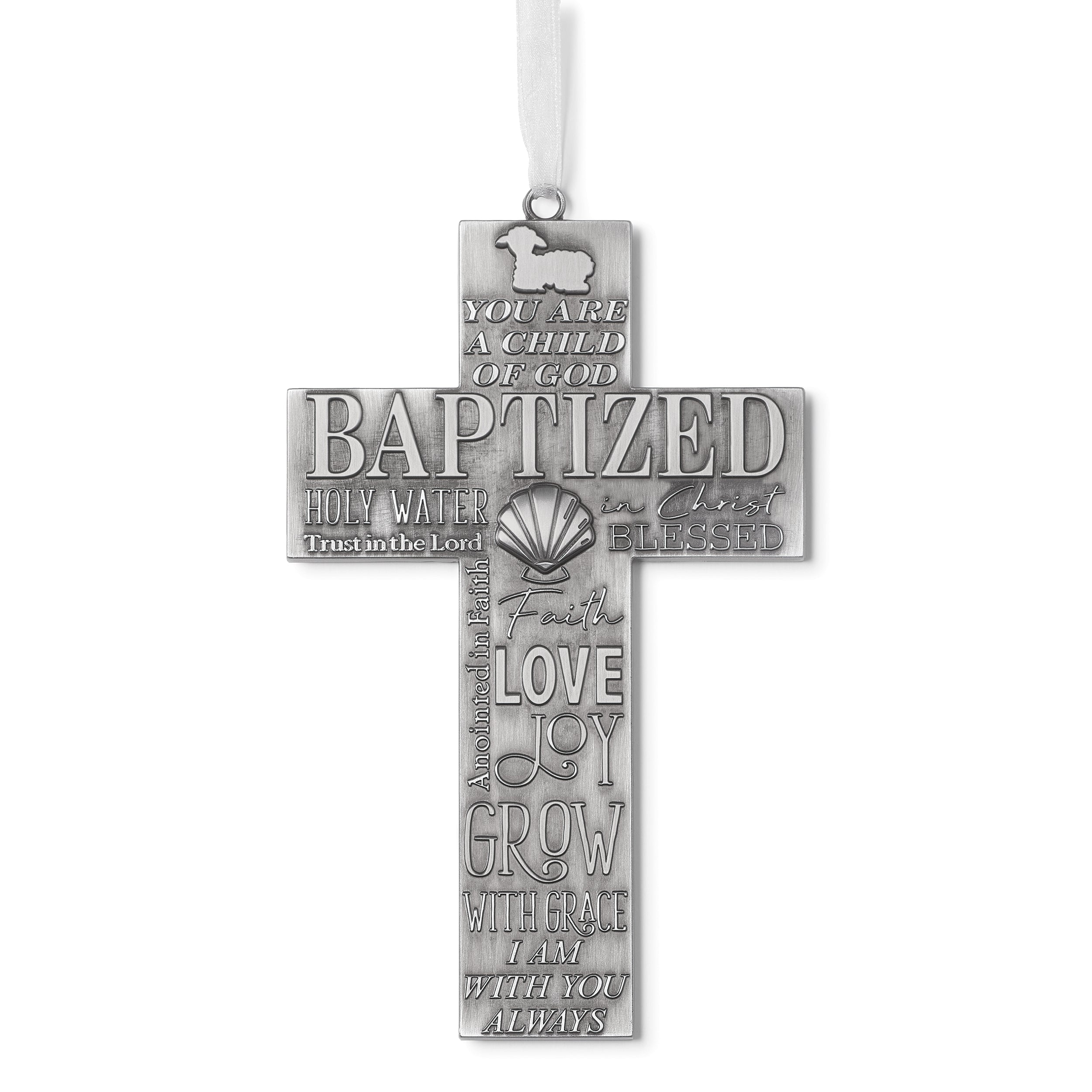Caroline Collection Baptism Word Wall Cross