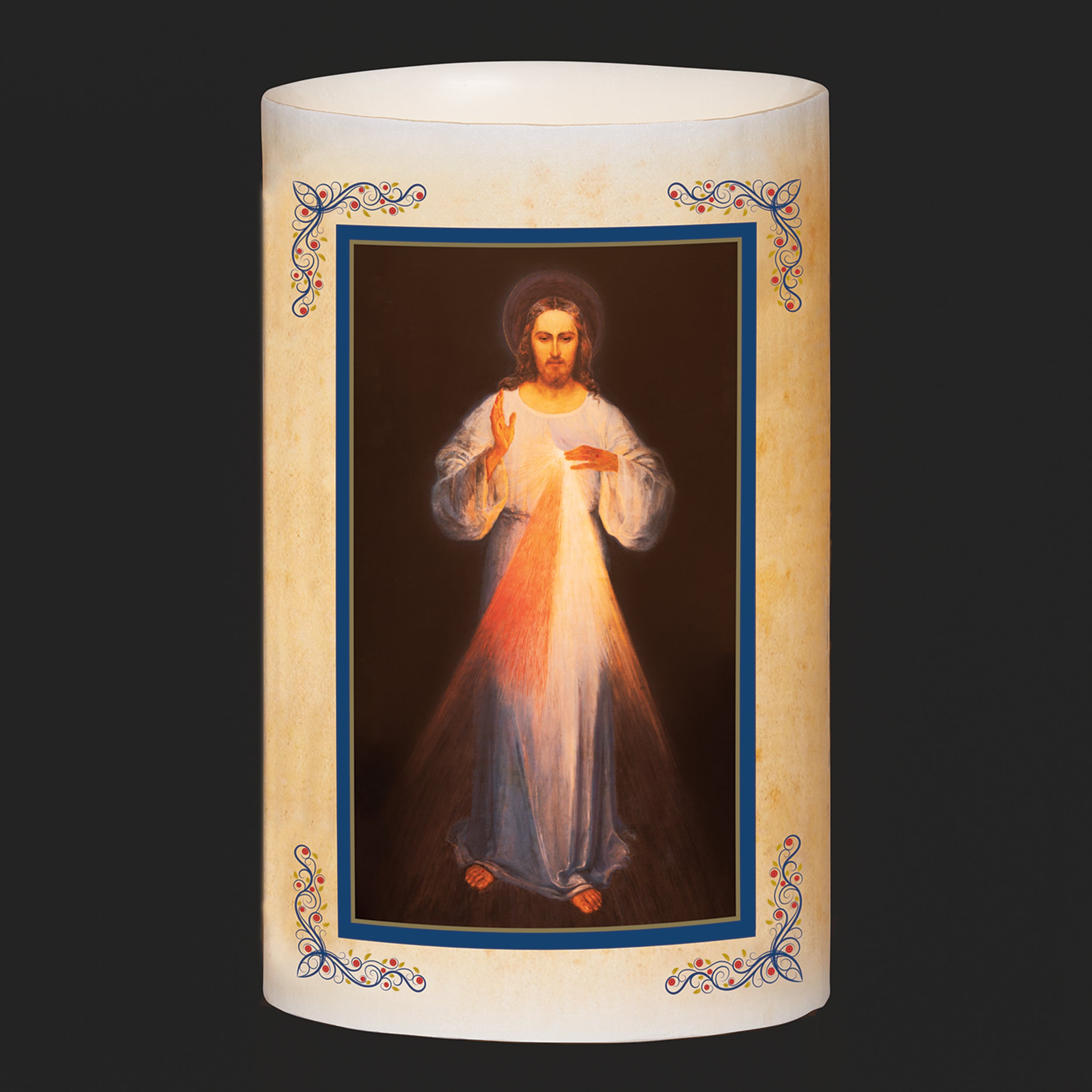 Divine Mercy Flameless Candle