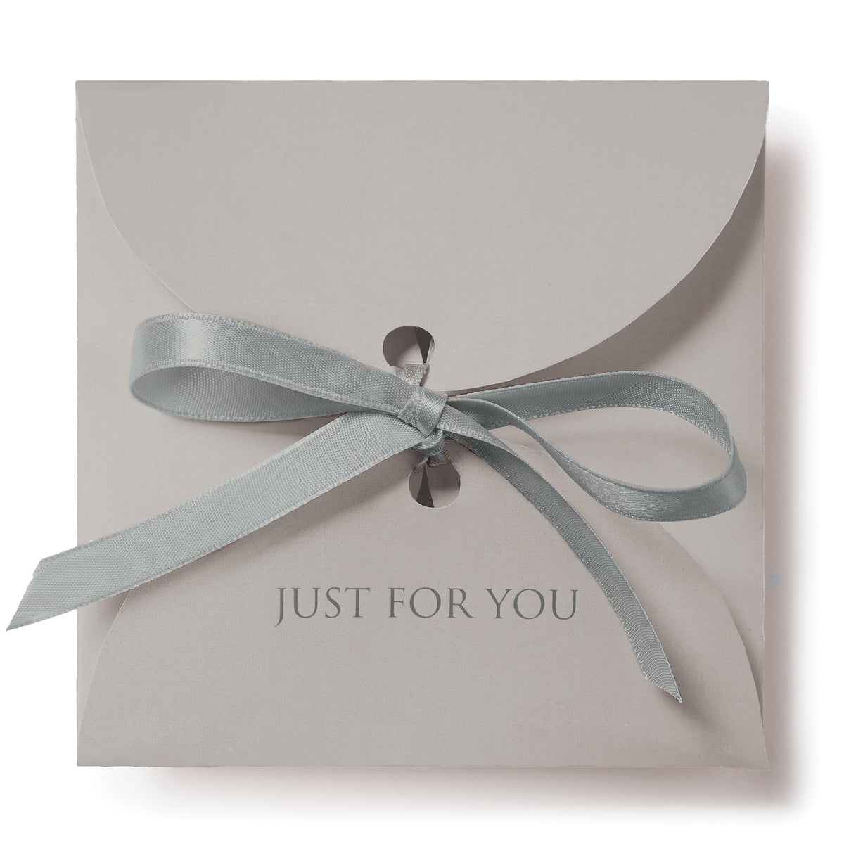 Traditional Scapular Stretch Bracelet gift packaging with ribbon and “Just for You” message