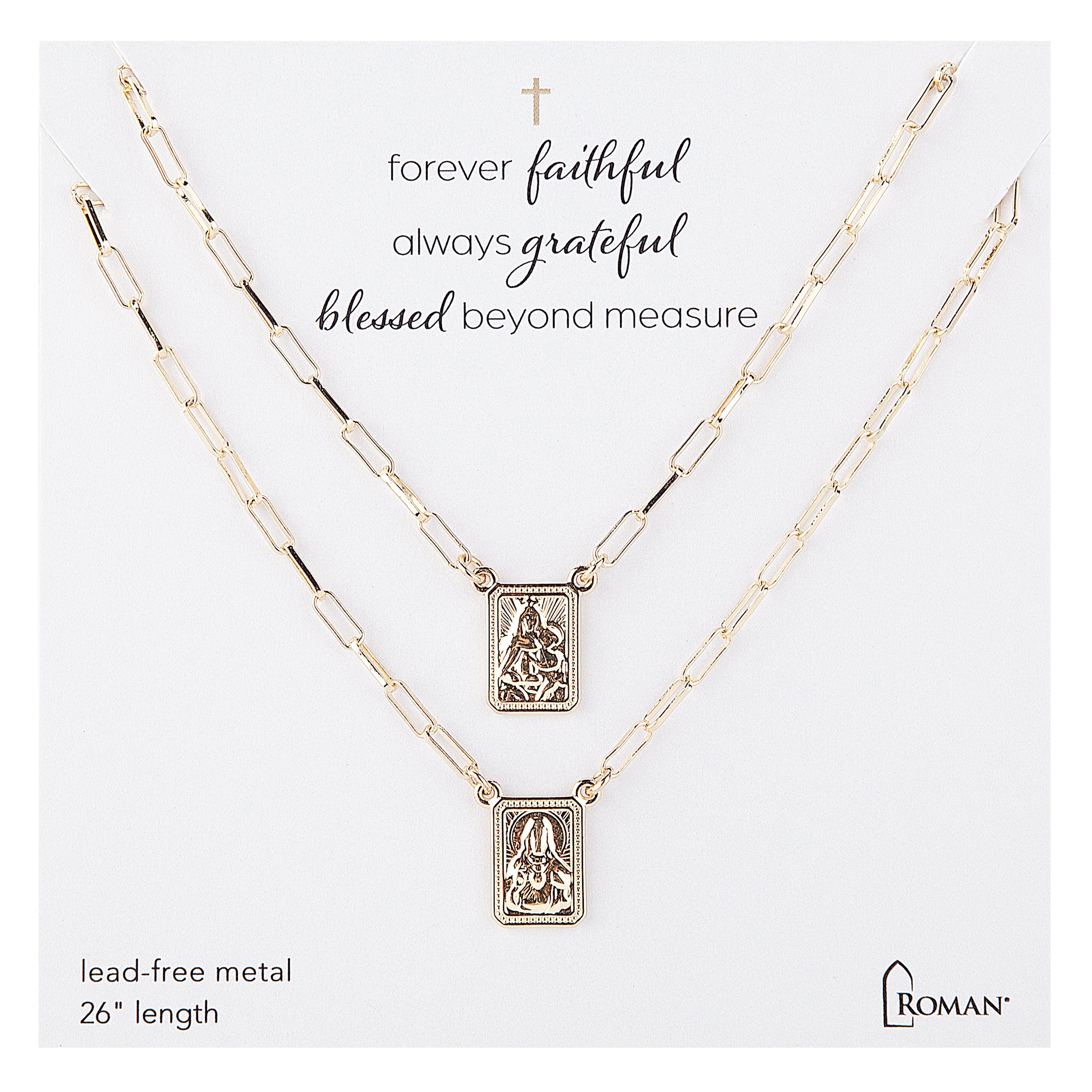 Infinity Scapular Necklace