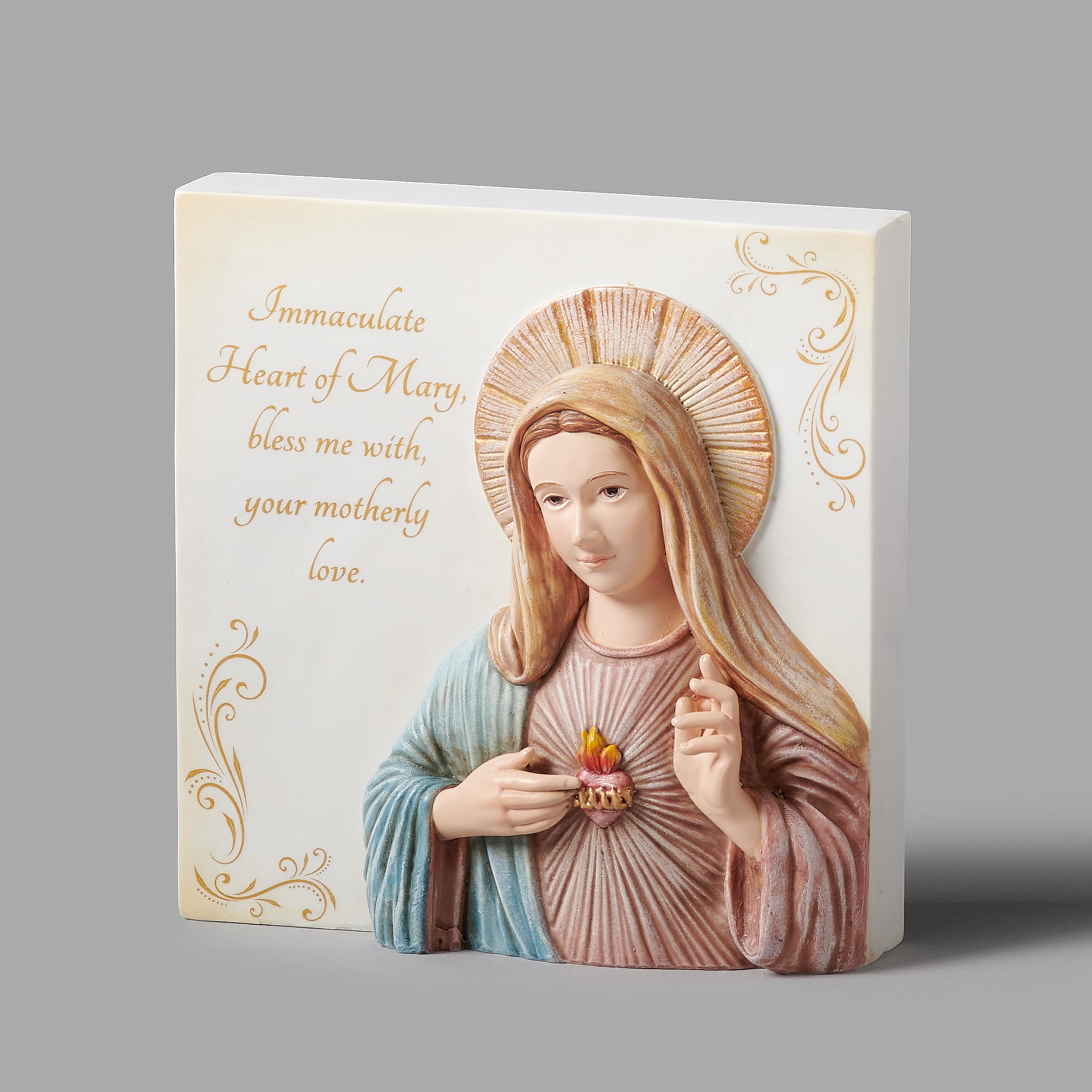 Immaculate Heart of Mary Tabletop Plaque