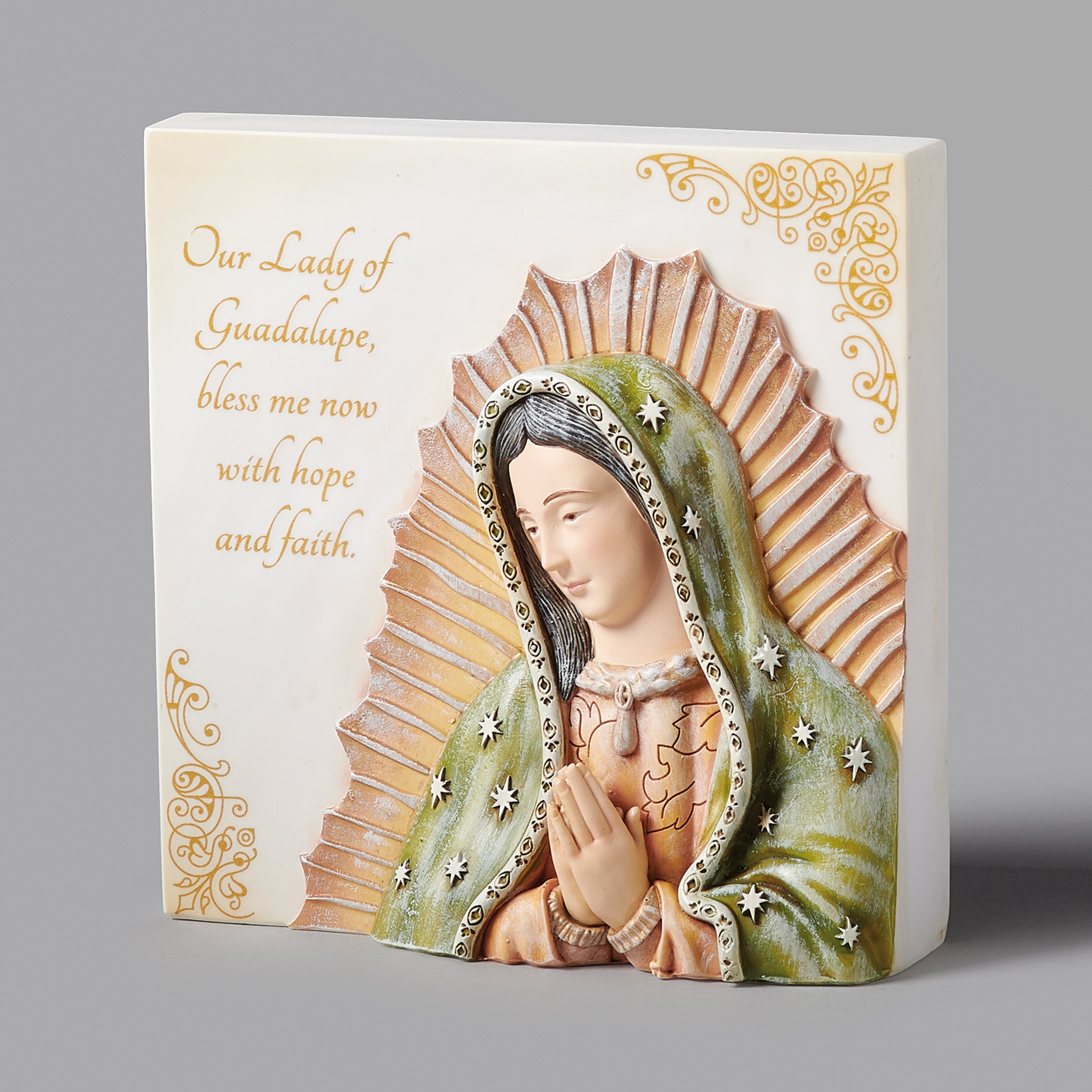 Our Lady of Guadalupe Tabletop Plaque