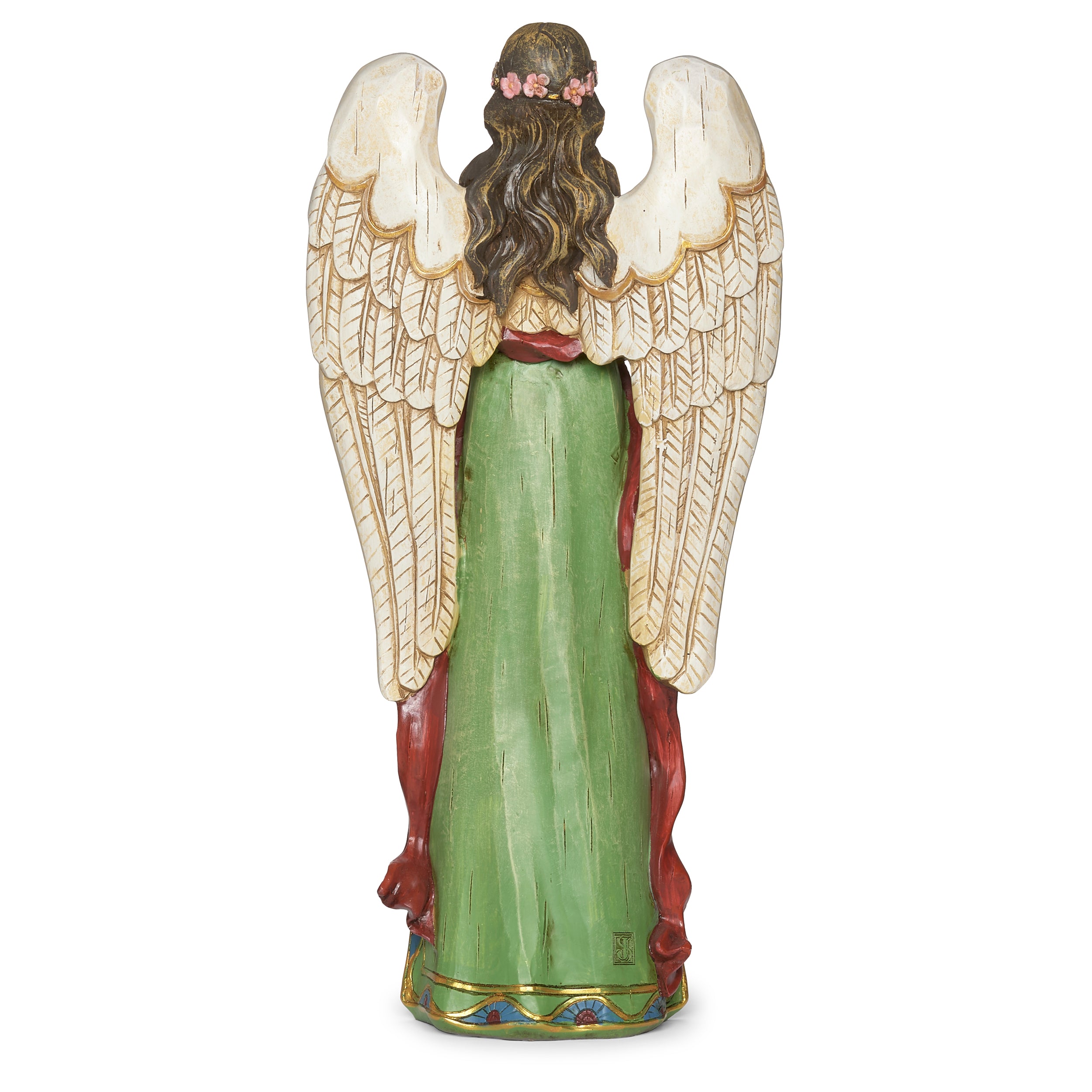 Joseph's Studio Angel Holding Star with Nativity Figure