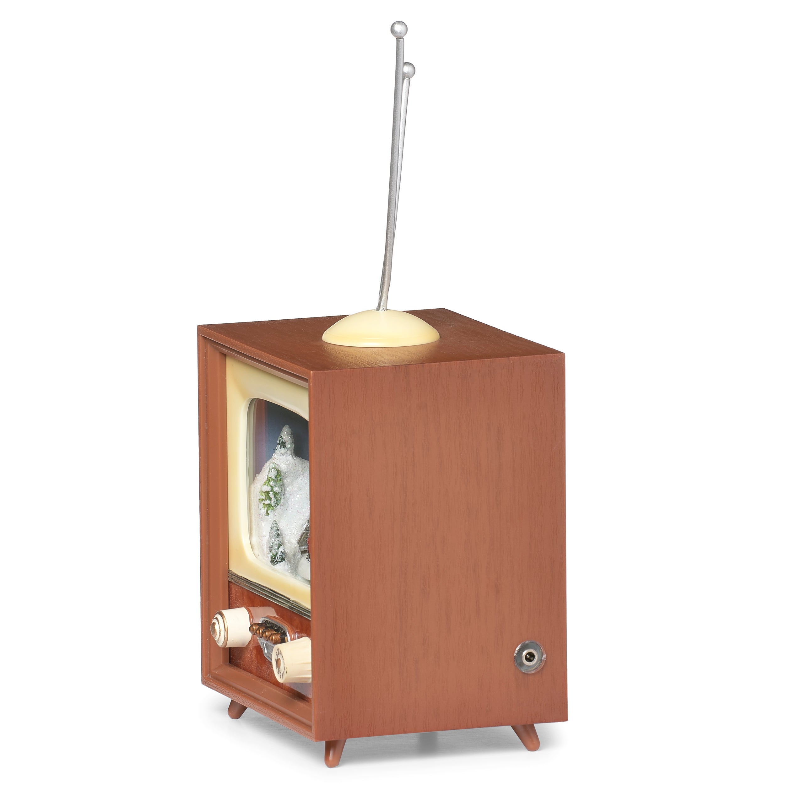 Amusements Lighted Musical TV with Rotating Train in Tunnel