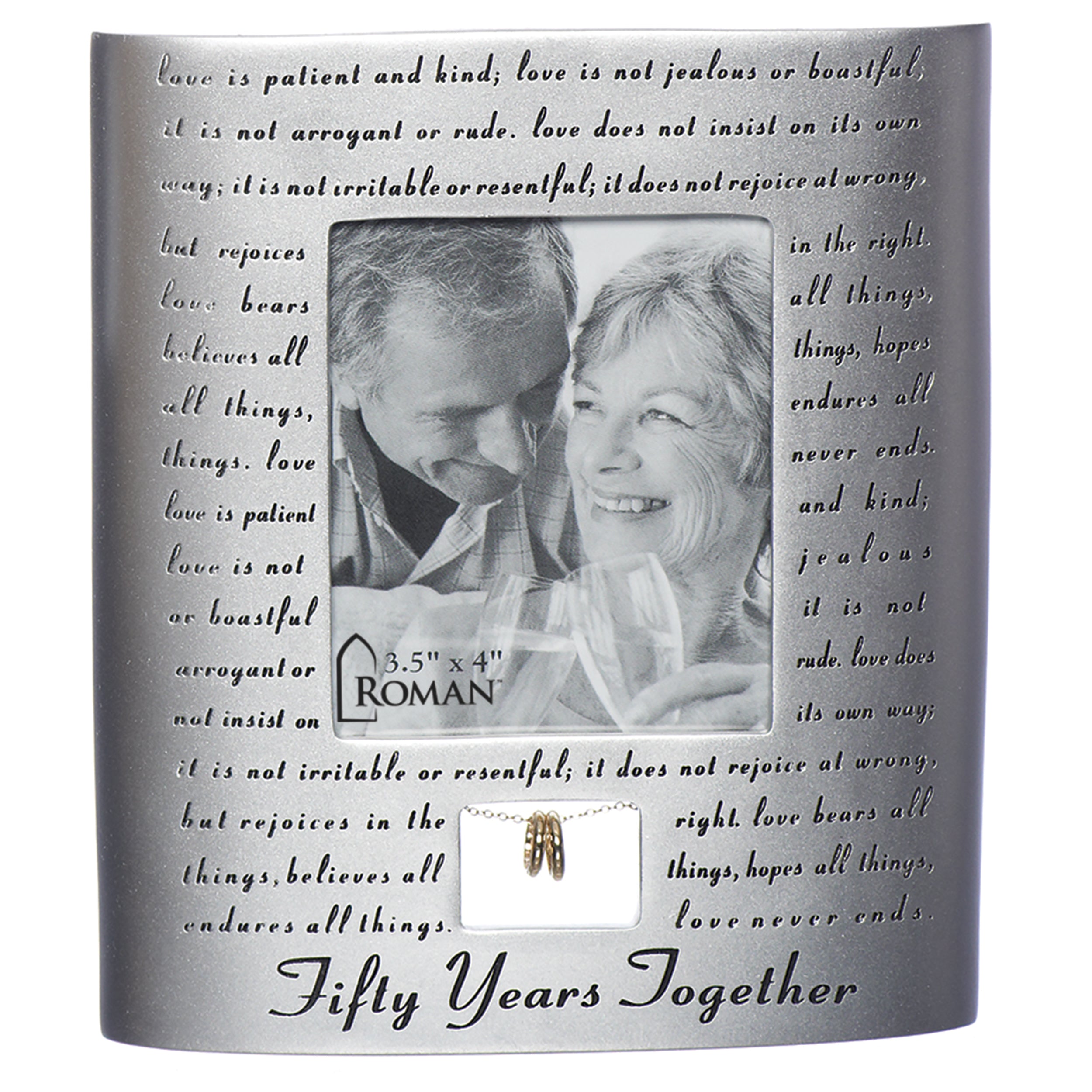 50th Anniversary Love Never Fails Frame