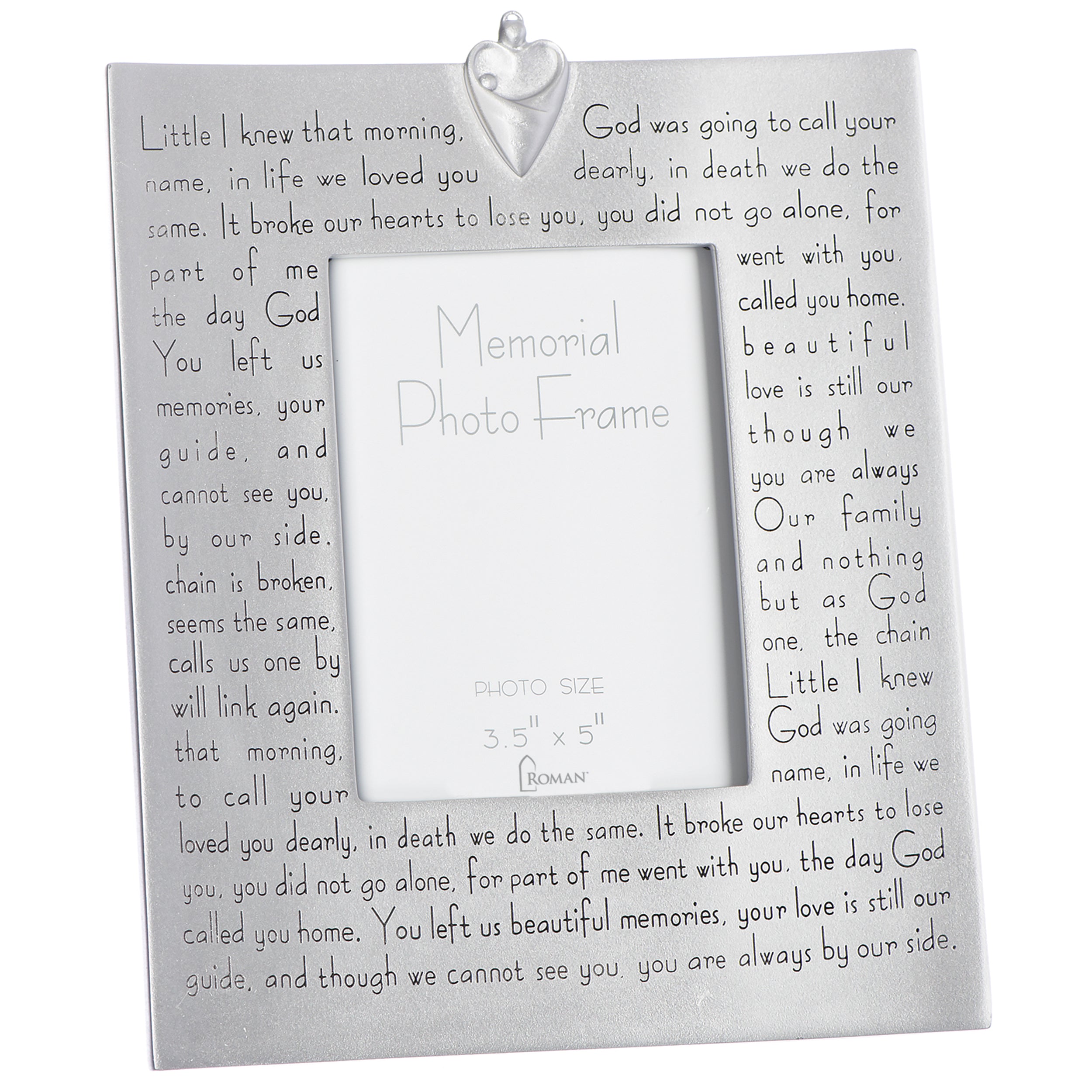 "Little I Knew" Memorial Photo Frame
