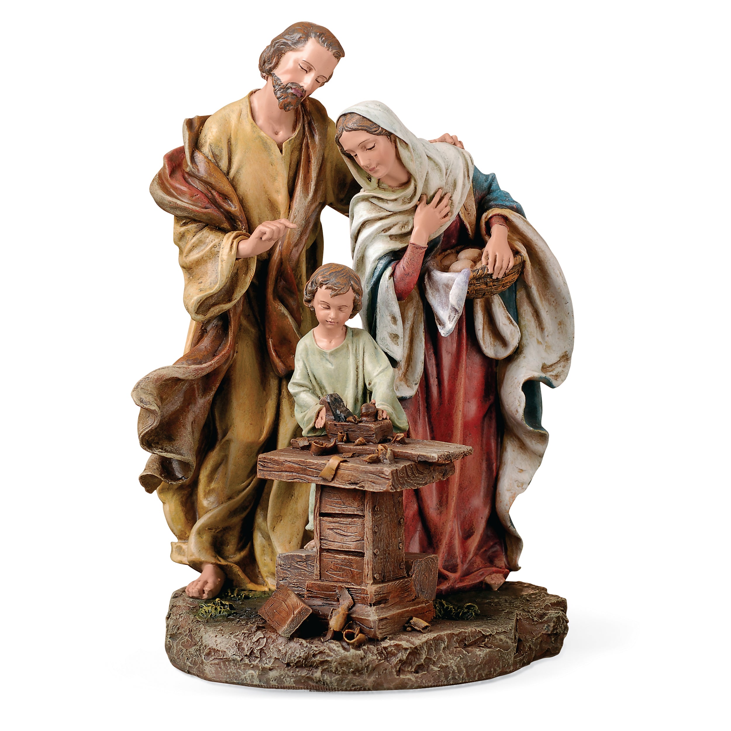 Joseph's Studio Holy Family in Carpenter Shop Figure - Life of Christ