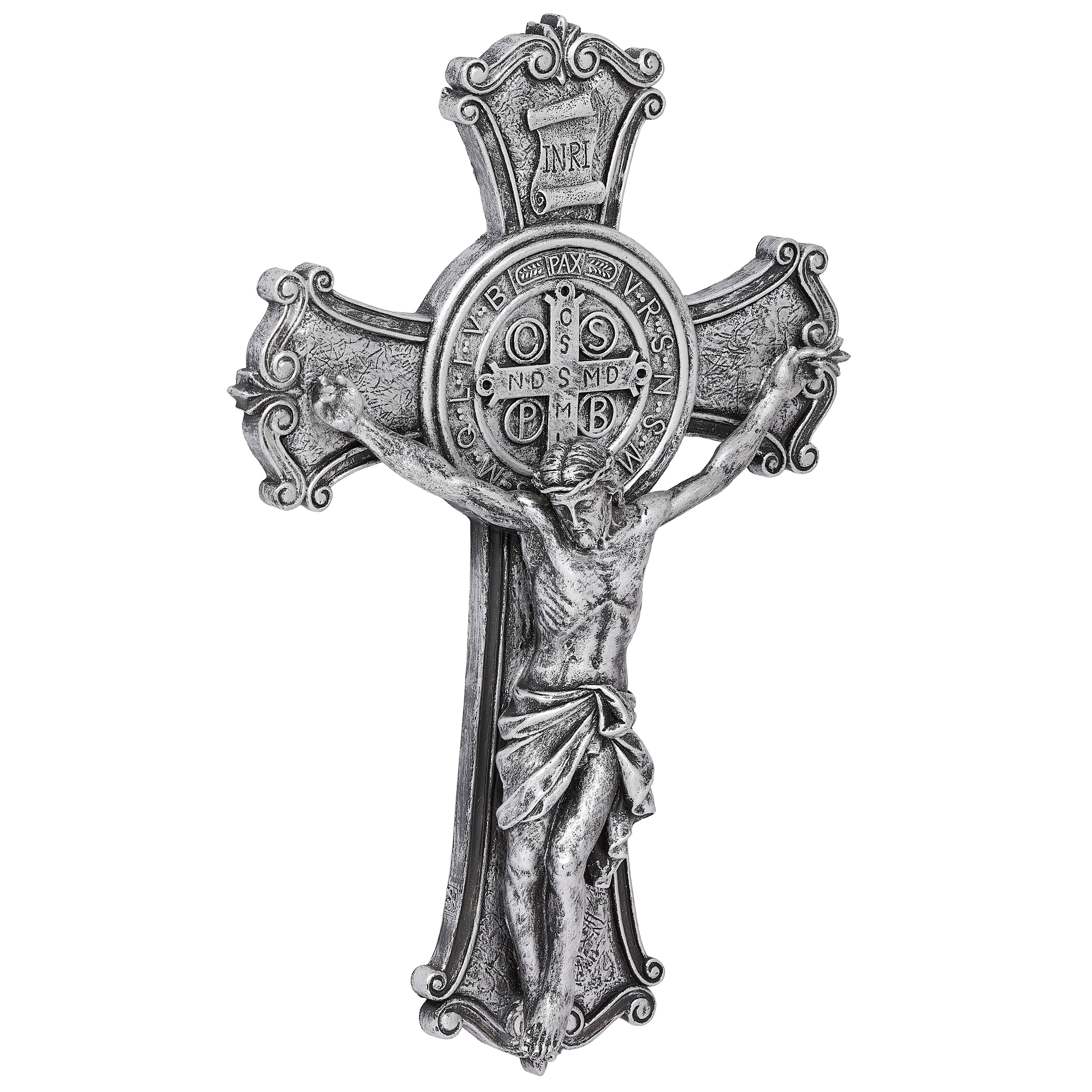 Joseph's Studio St. Benedict Two-Tone Crucifix
