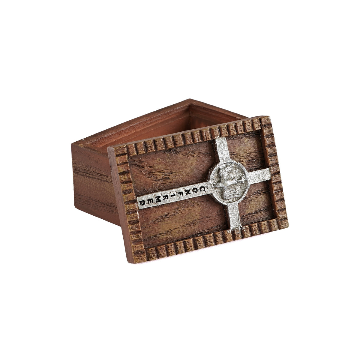 Confirmation keepsake box top view with cross and dove design