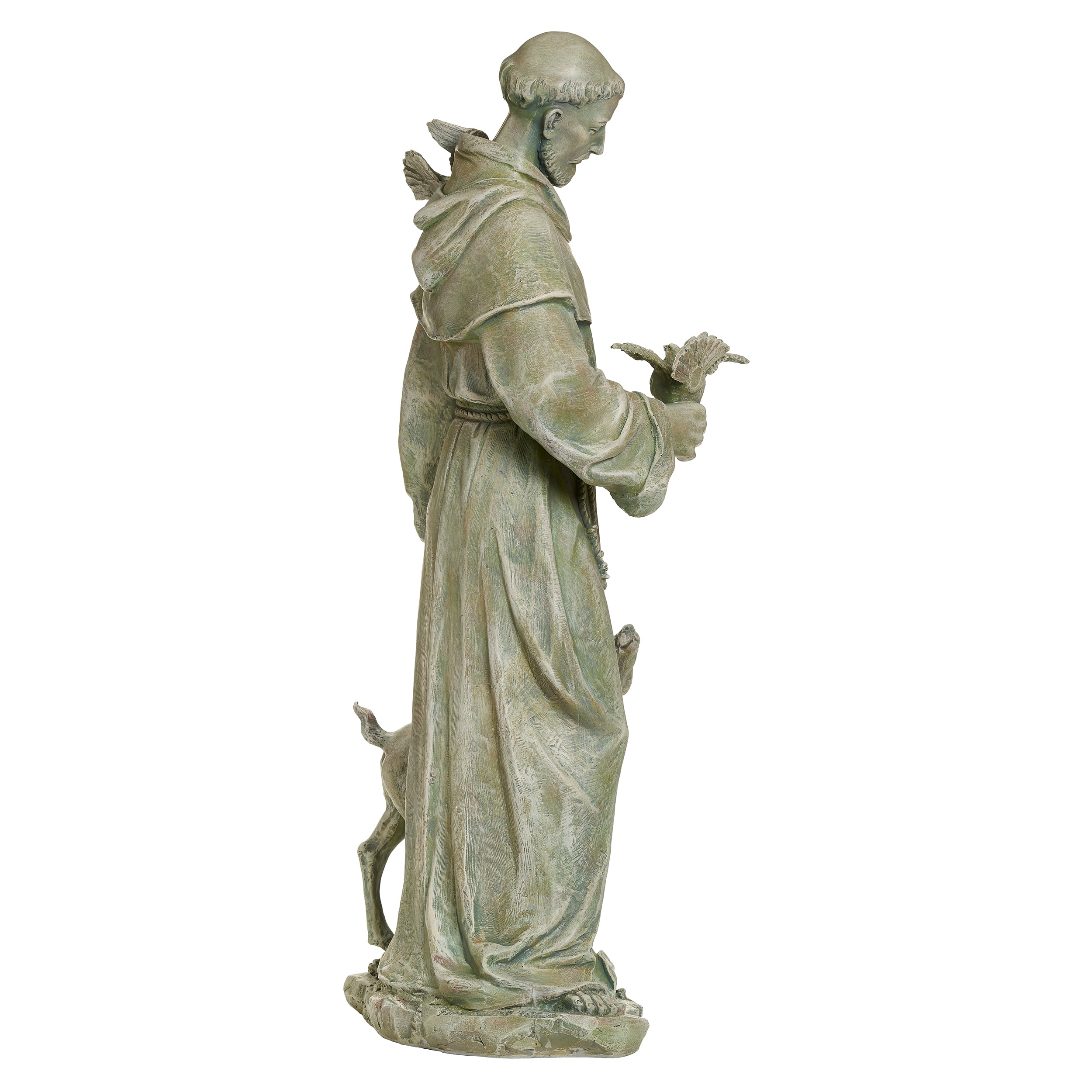 Joseph's Studio St. Francis with Deer Garden Statue